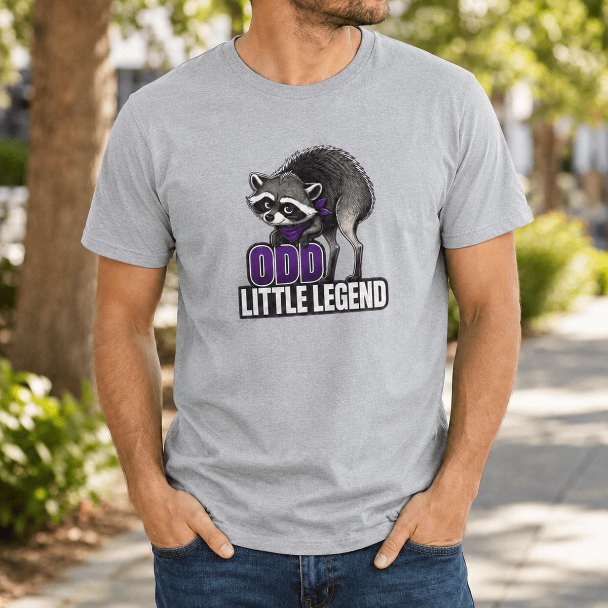Odd Little Legend Jimothy Raccoon T-Shirt - Clothing, Unisex, T-Shirts - EpiAl's Shop