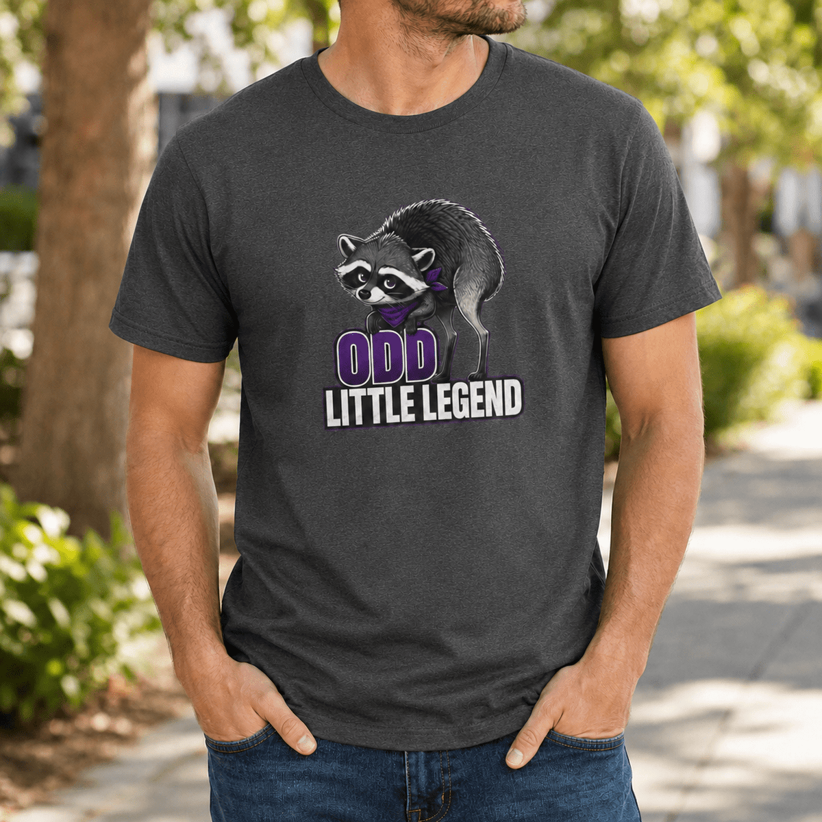 Odd Little Legend Jimothy Raccoon T-Shirt - Clothing, Unisex, T-Shirts - EpiAl's Shop