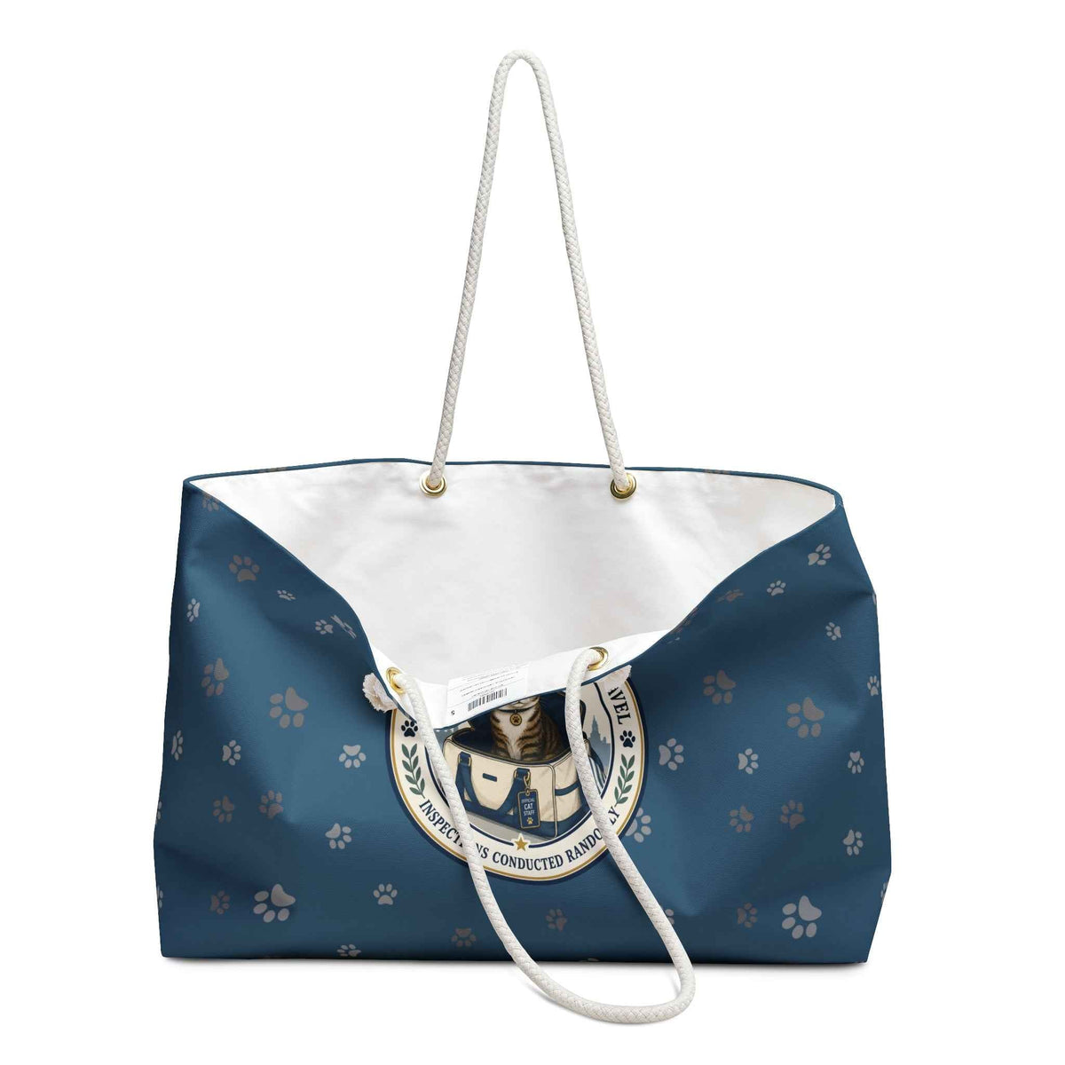 Office of Cat-Assisted Travel Weekender Bag | Cat Lover Travel Tote - Bags, Weekender - EpiAl's Shop