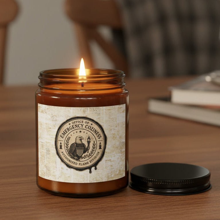 Office of Emergency Coziness Candle Set | Gift Box with Wick Trimmer & Matches - Decor, Candles, Scented - EpiAl's Shop