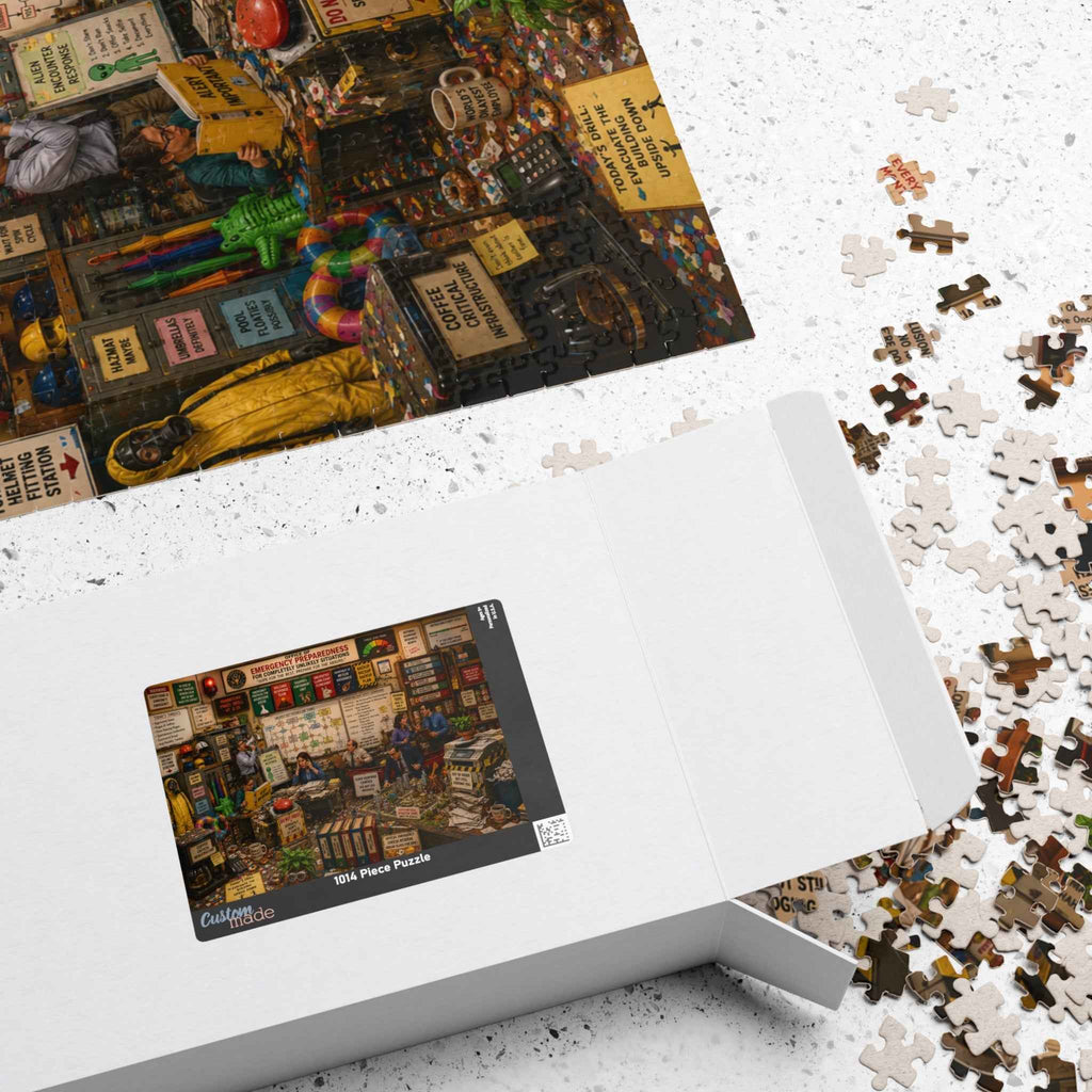 Office of Emergency Preparedness Puzzle | 1014 Piece Bureaucracy Disaster Jigsaw Puzzle - Toys & Games, Puzzles - EpiAl's Shop