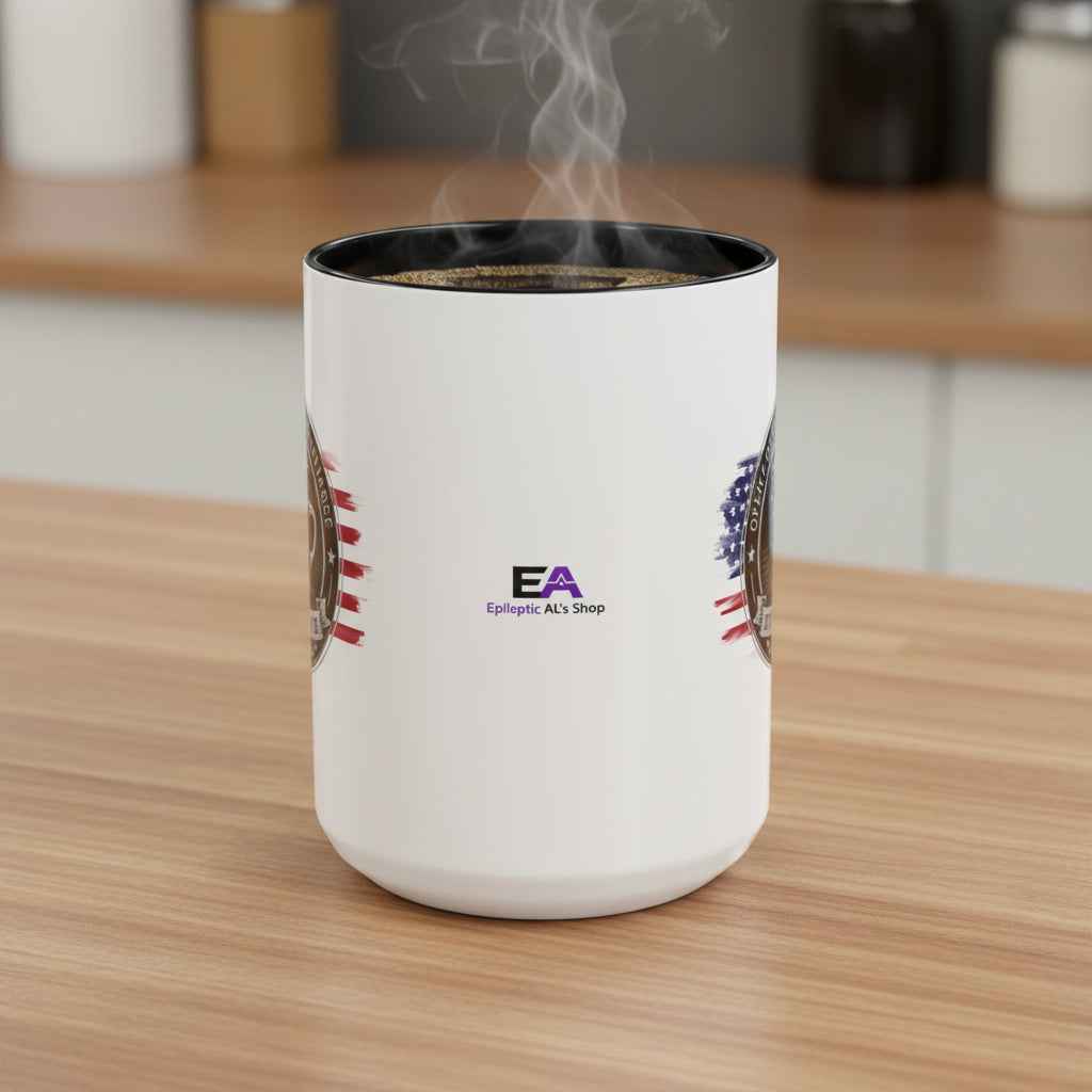 Office of Morning Compliance Coffee Mug – “Step One: Coffee” Official Seal Cup - Drinkware, Coffee Mugs - EpiAl's Shop