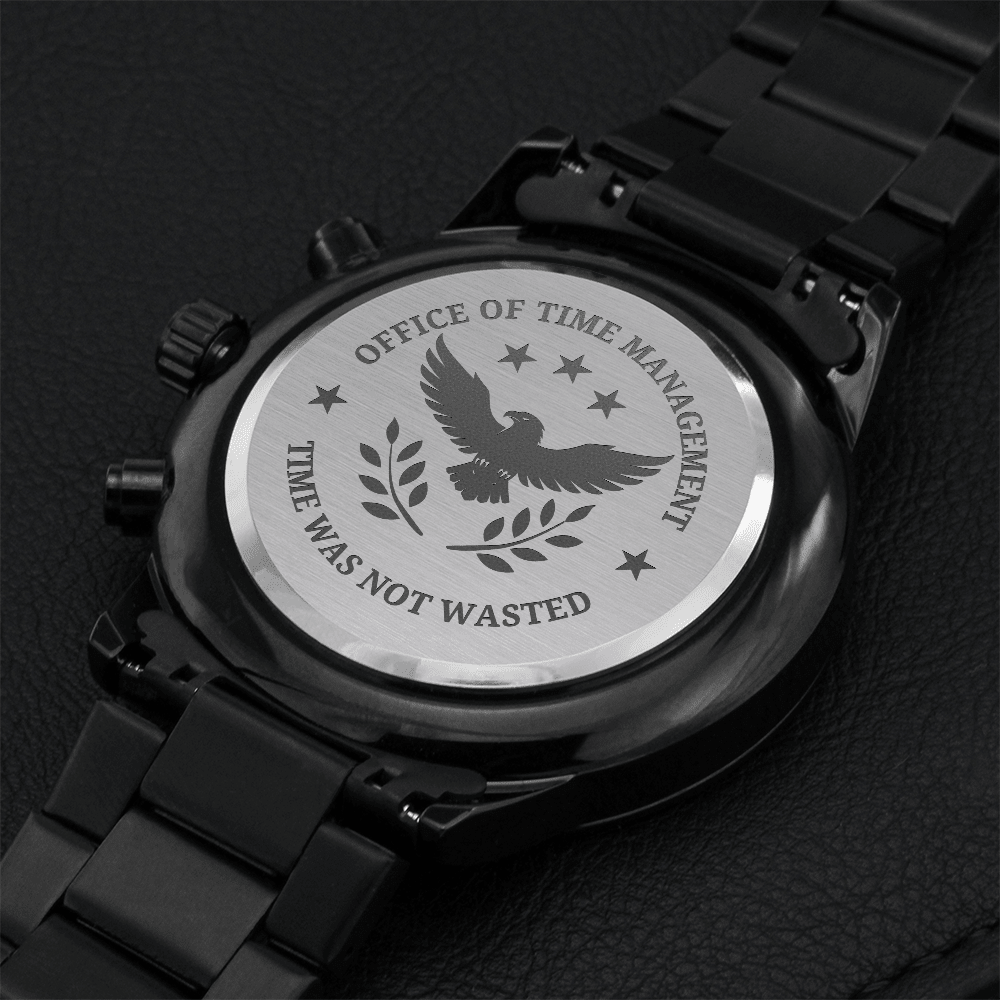 Office of Time Management Chronograph Watch - Jewelry, Watches - EpiAl's Shop