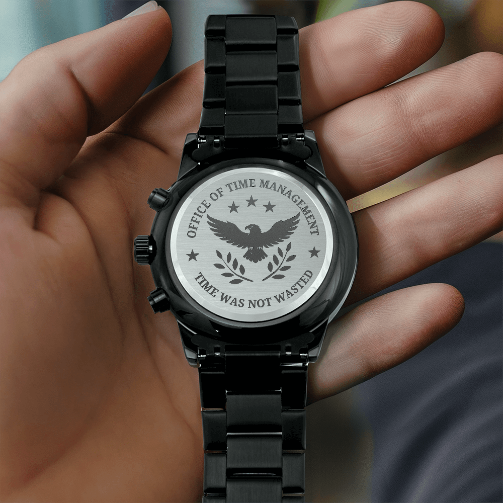 Office of Time Management Chronograph Watch - Jewelry, Watches - EpiAl's Shop