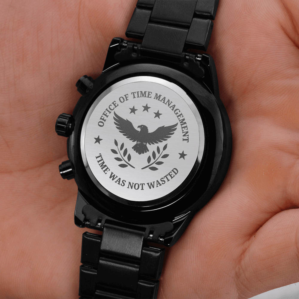 Office of Time Management Chronograph Watch - Jewelry, Watches - EpiAl's Shop