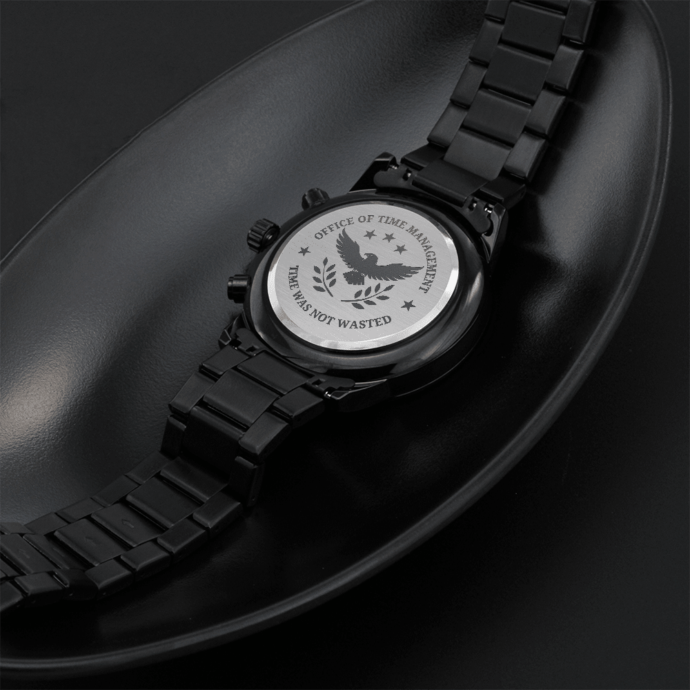 Office of Time Management Chronograph Watch - Jewelry, Watches - EpiAl's Shop