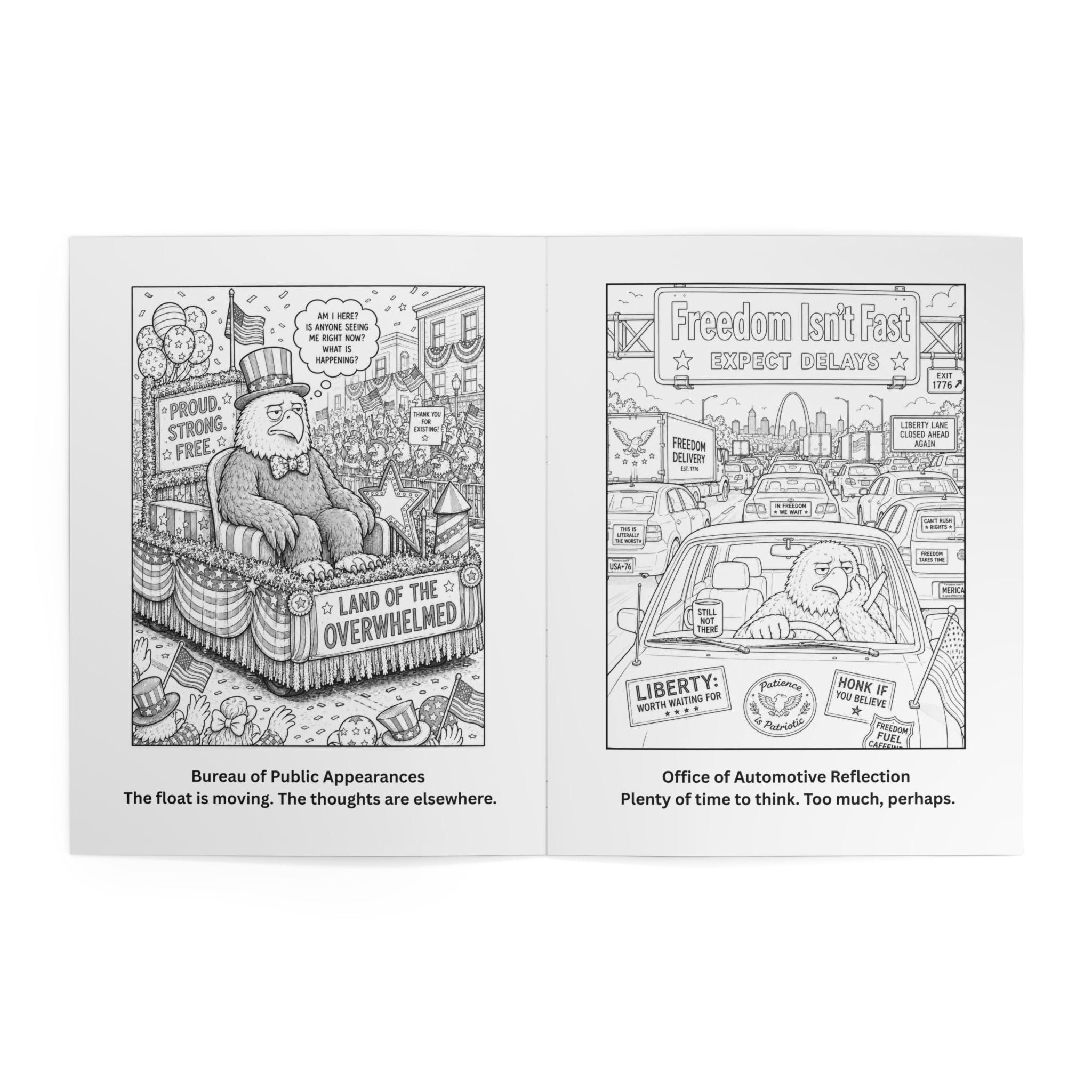 Official American Feelings Handbook Coloring Book - Books, Coloring - EpiAl's Shop