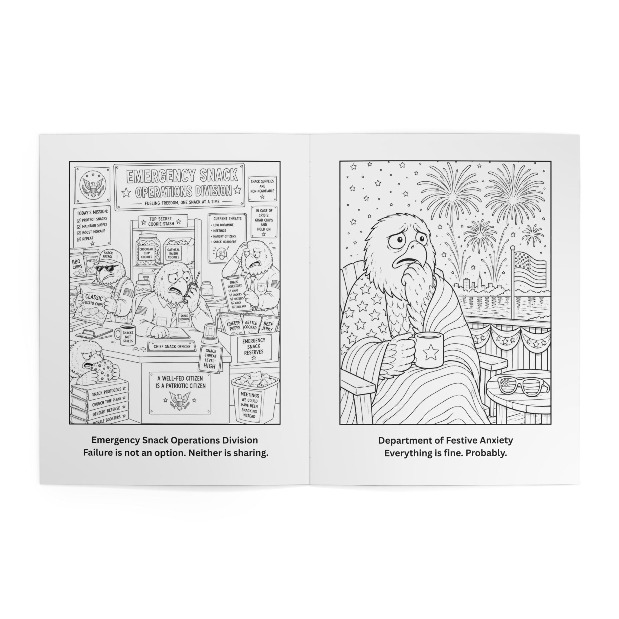 Official American Feelings Handbook Coloring Book - Books, Coloring - EpiAl's Shop