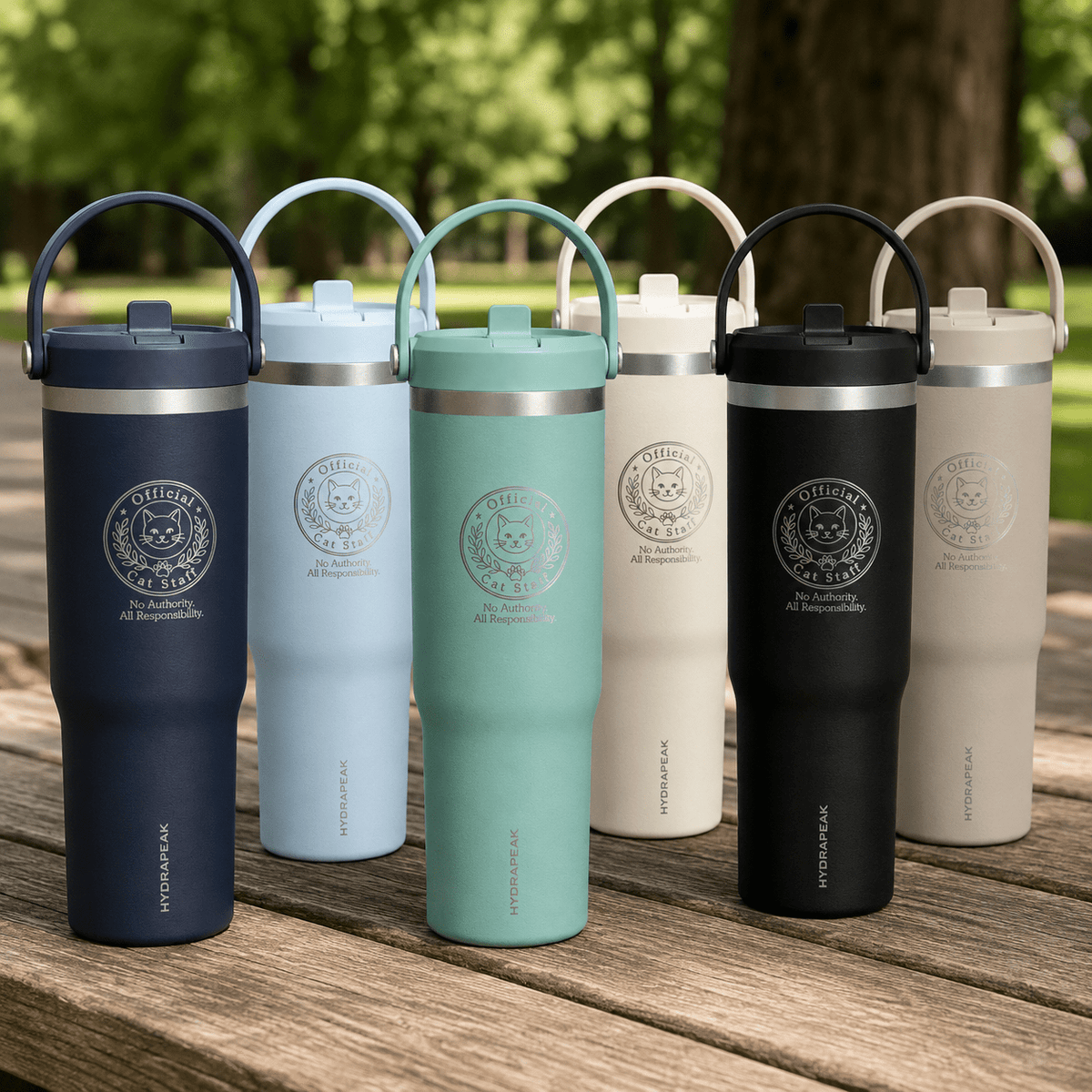 Official Cat Staff Engraved 32 oz Insulated Tumbler - Drinkware, Tumblers & Travel Mugs - EpiAl's Shop