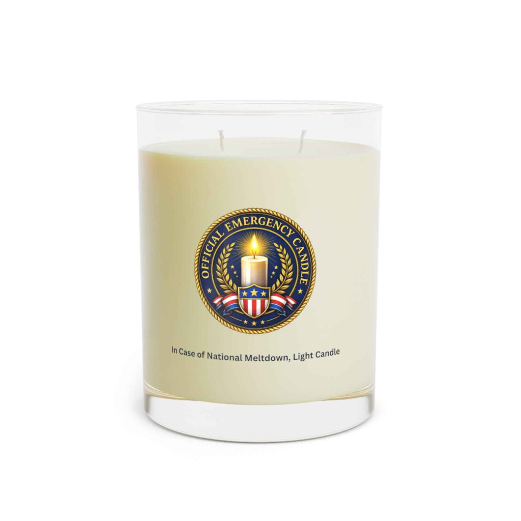 Official Emergency Candle – “In Case of National Meltdown” Patriotic Novelty Candle (11 oz) - Decor, Candles, Scented - EpiAl's Shop
