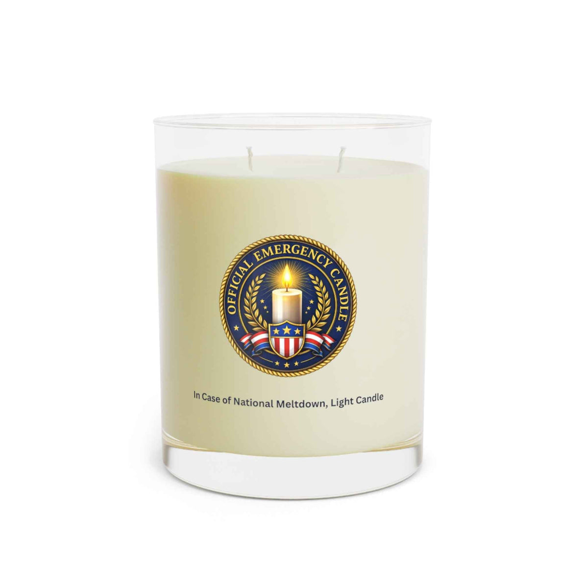 Official Emergency Candle – “In Case of National Meltdown” Patriotic Novelty Candle (11 oz) - Decor, Candles, Scented - EpiAl's Shop