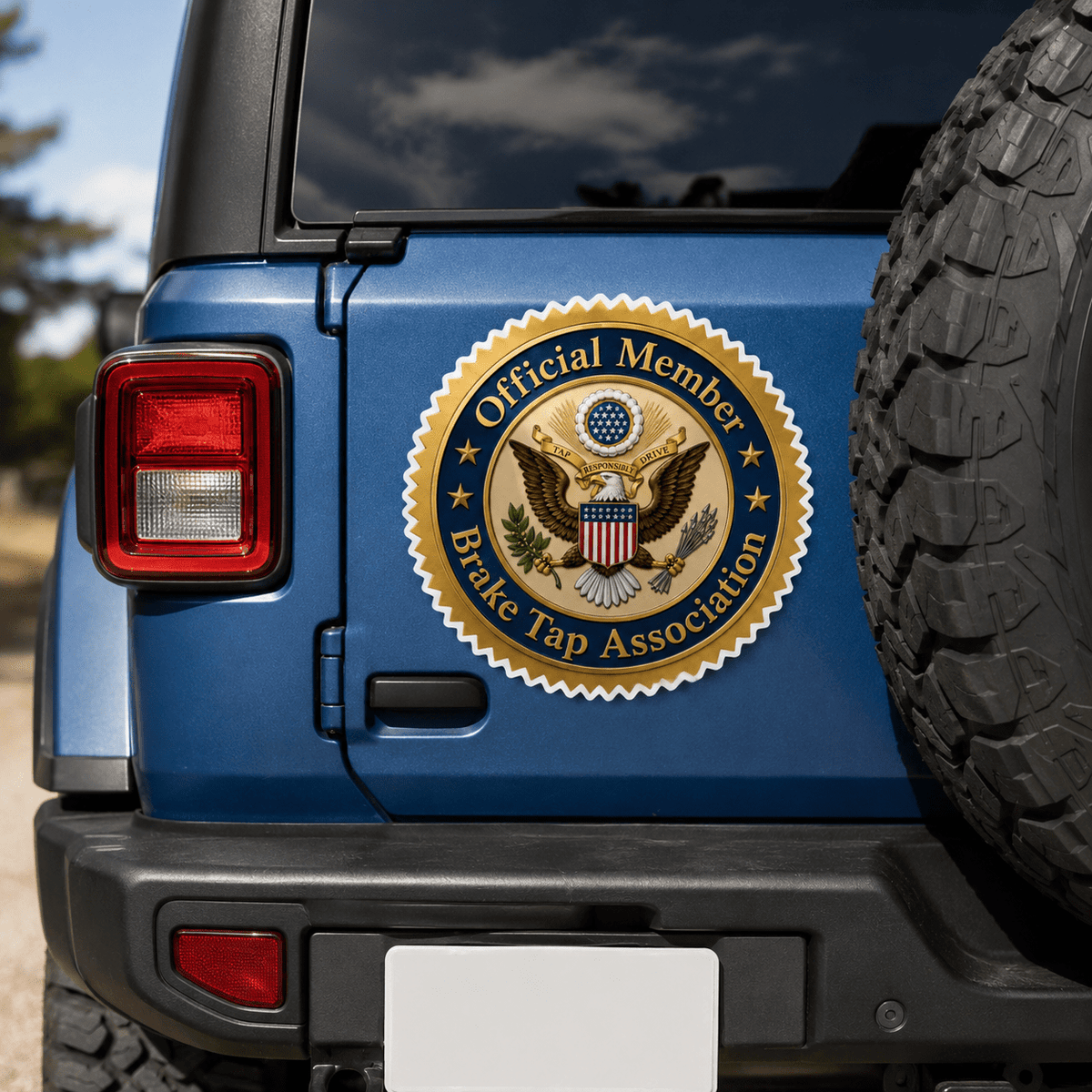 Official Member, Brake Tap Association Bumper Magnet | Funny Driver Badge Magnet - Magnets, Indoor & Outdoor - EpiAl's Shop