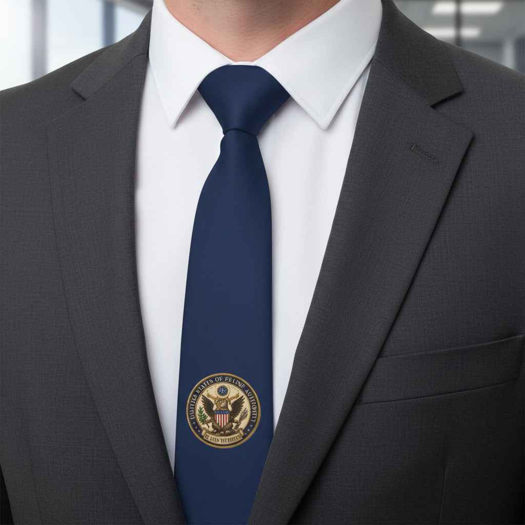 Official United States of Feline Authority Necktie | Patriotic Cat Statement Tie - Clothing, Men, Neckties - EpiAl's Shop