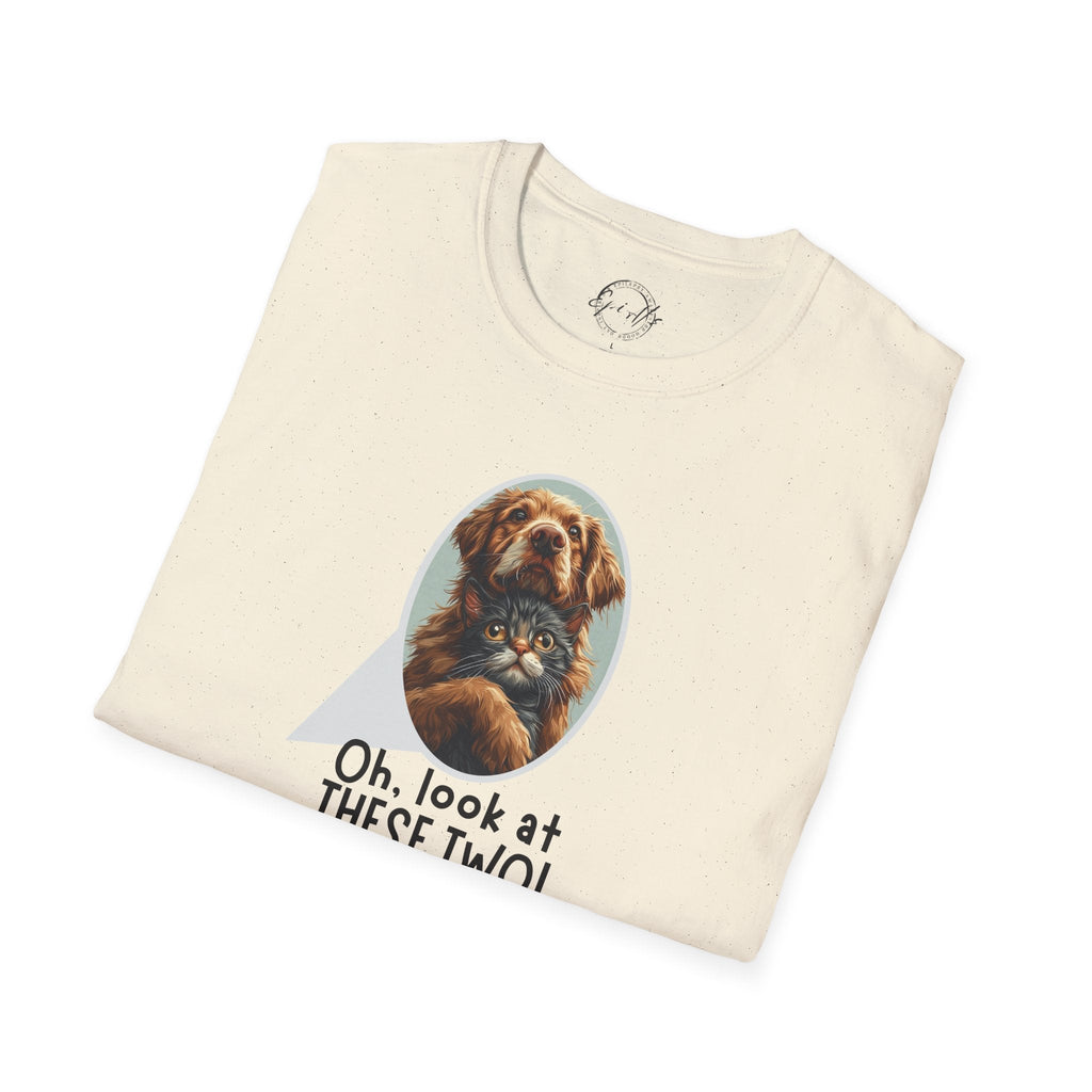 Oh Look at These Two! Unisex Softstyle T-Shirt - Clothing, T-shirts - EpiAl's Shop