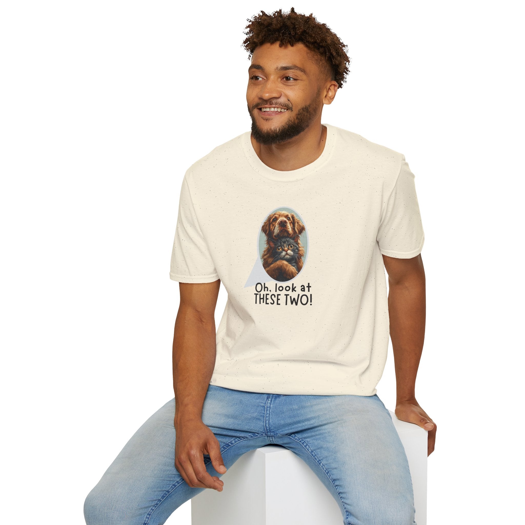 Oh Look at These Two! Unisex Softstyle T-Shirt - Clothing, T-shirts - EpiAl's Shop
