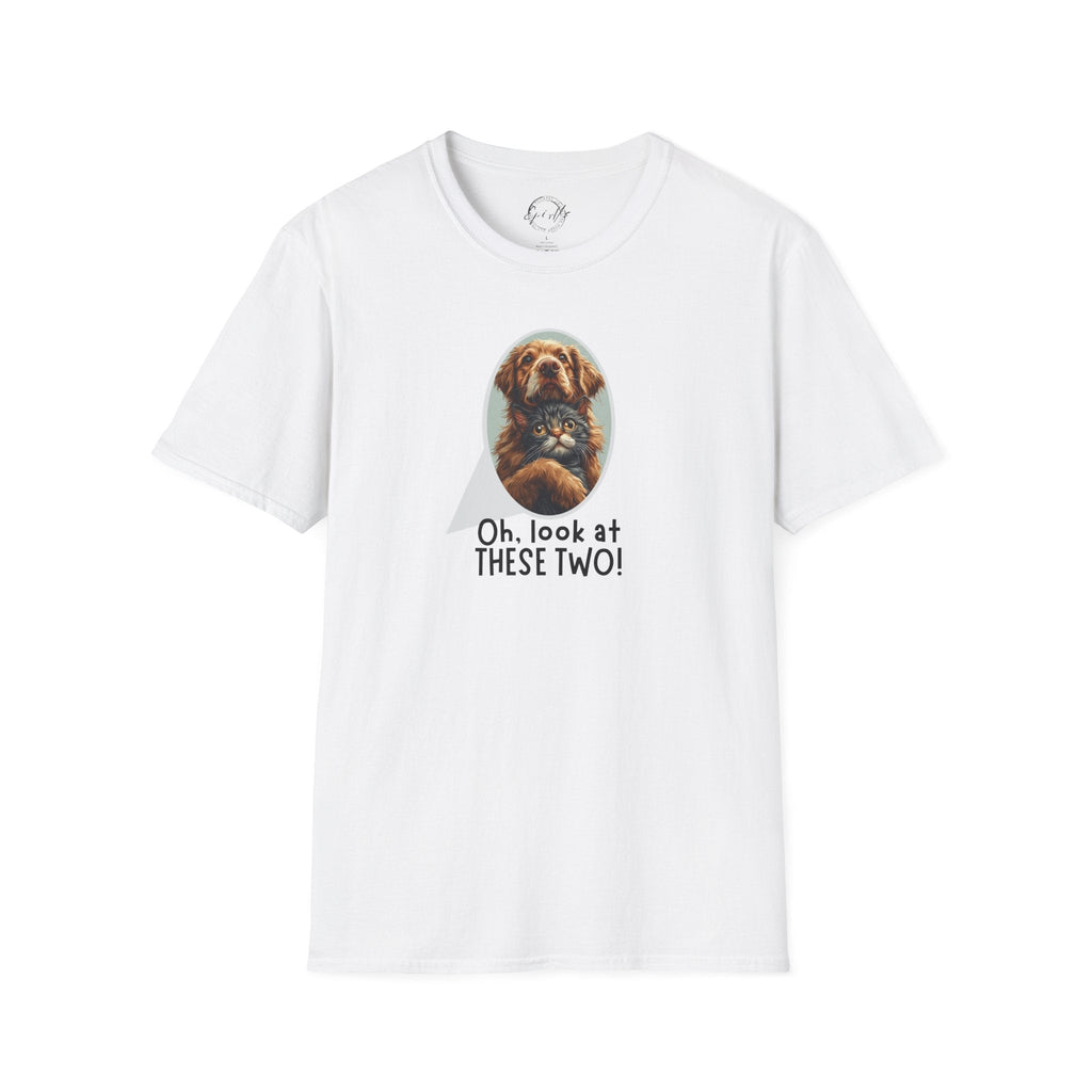 Oh Look at These Two! Unisex Softstyle T-Shirt - Clothing, T-shirts - EpiAl's Shop