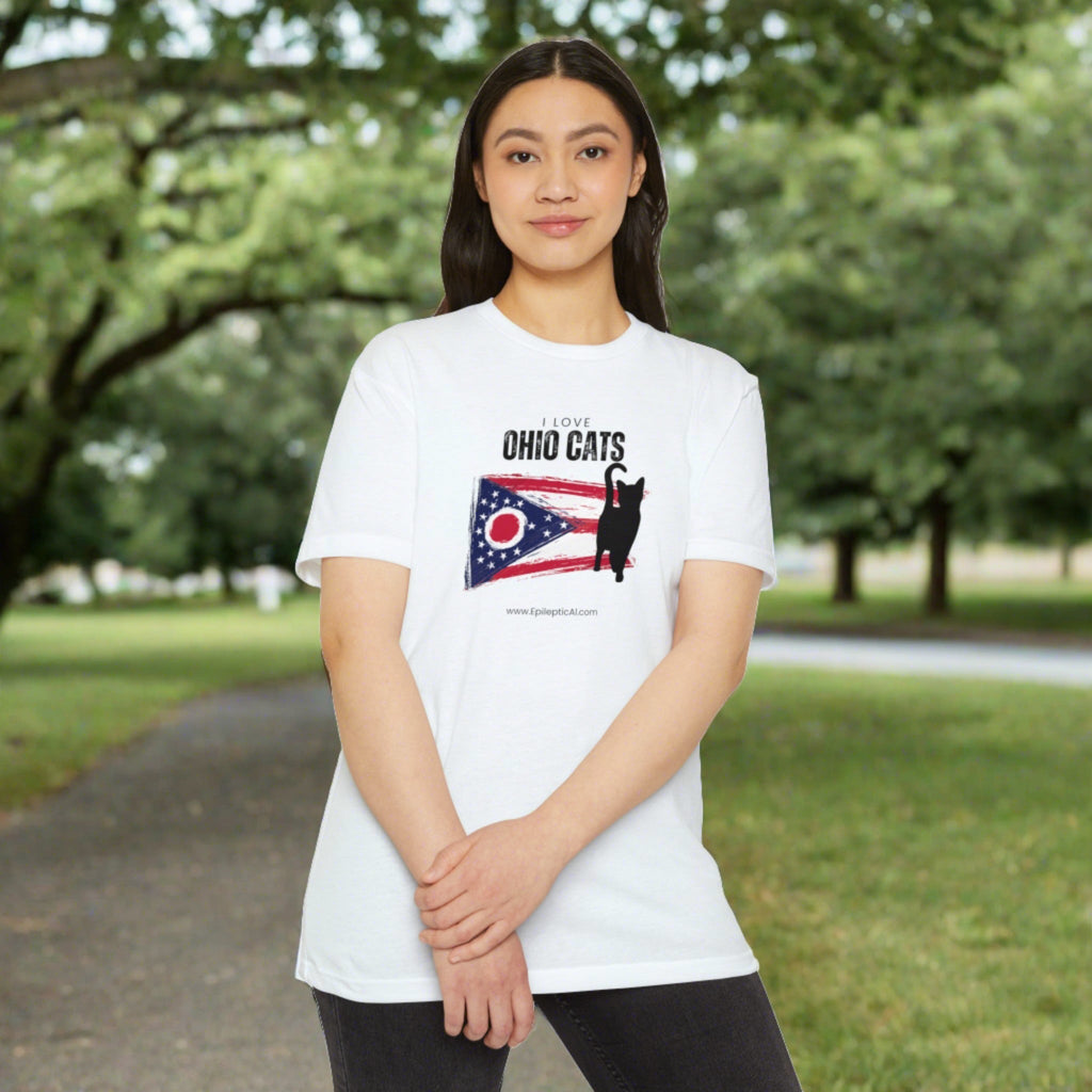 Ohio Cats Unisex CVC Jersey T - shirt - T - Shirt - Epileptic Al’s Shop