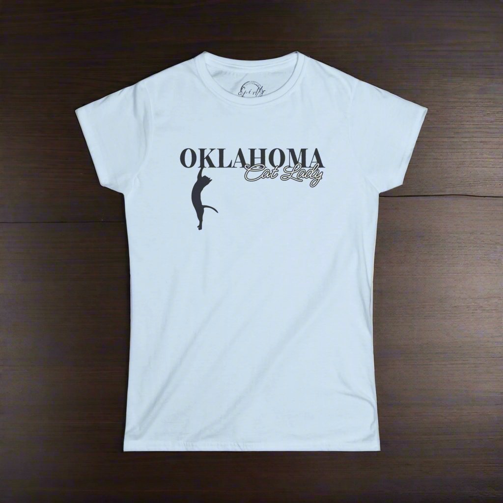 Oklahoma Cat Lady Softstyle Tee - T - Shirt - EpiAl's Shop