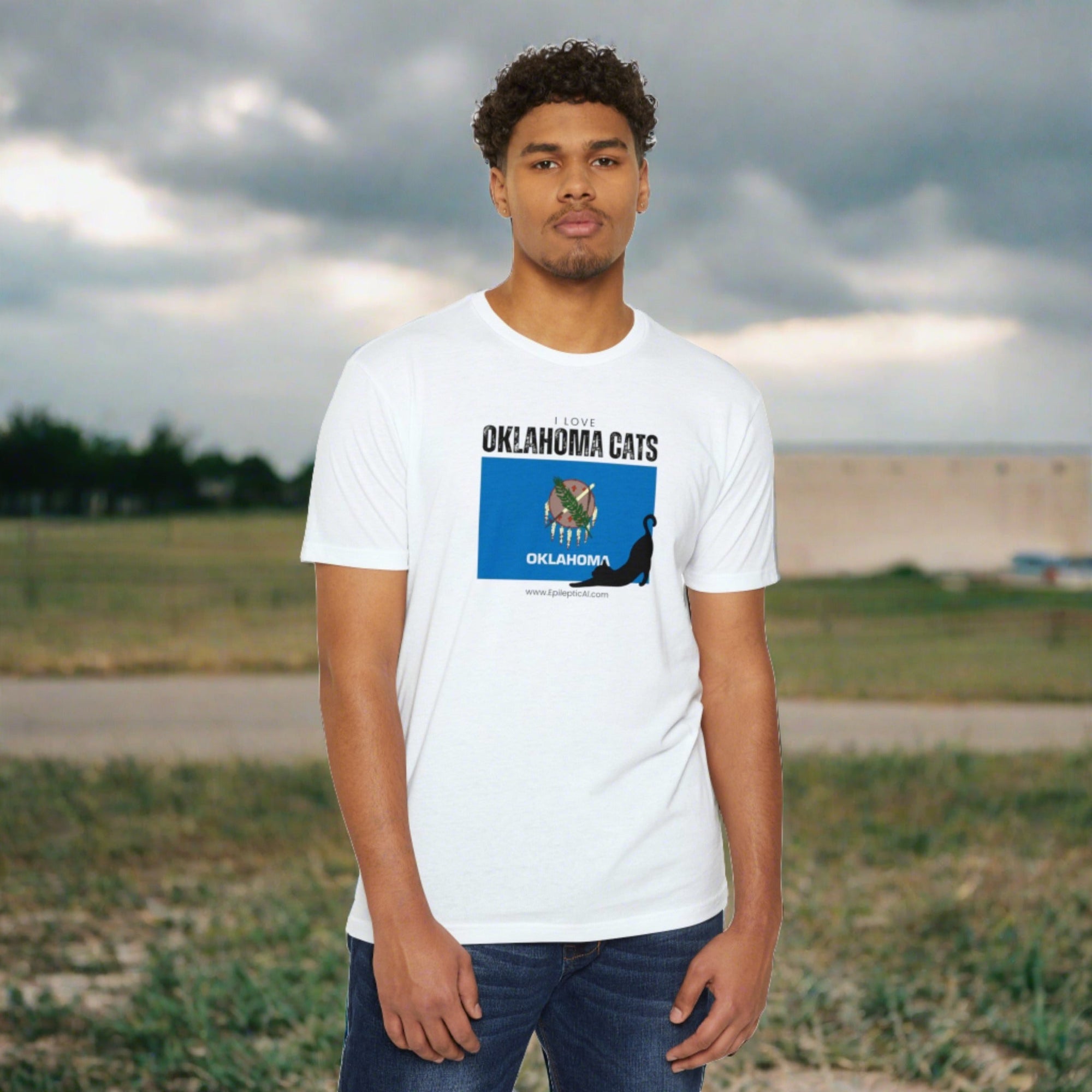 Oklahoma Cats Unisex CVC Jersey T - shirt - T - Shirt - Epileptic Al’s Shop