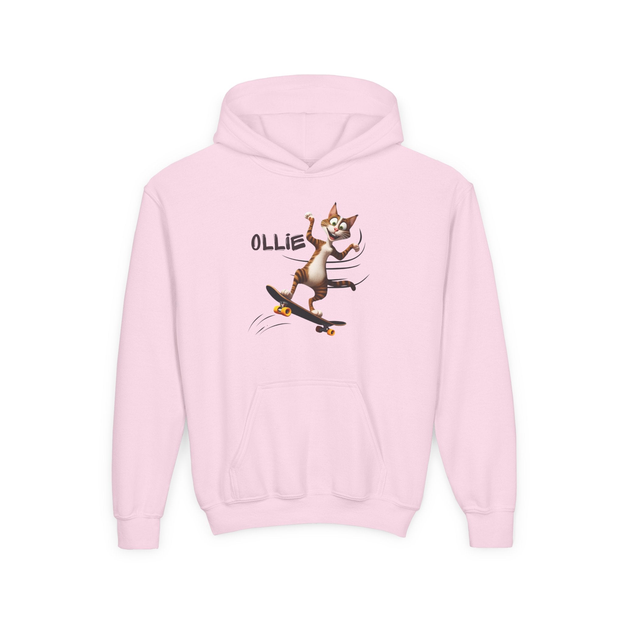 Ollie Cat Youth Hoodie - Cool & Fun Sweatshirt for Kids - Clothing, Kids & Infants - EpiAl's Shop