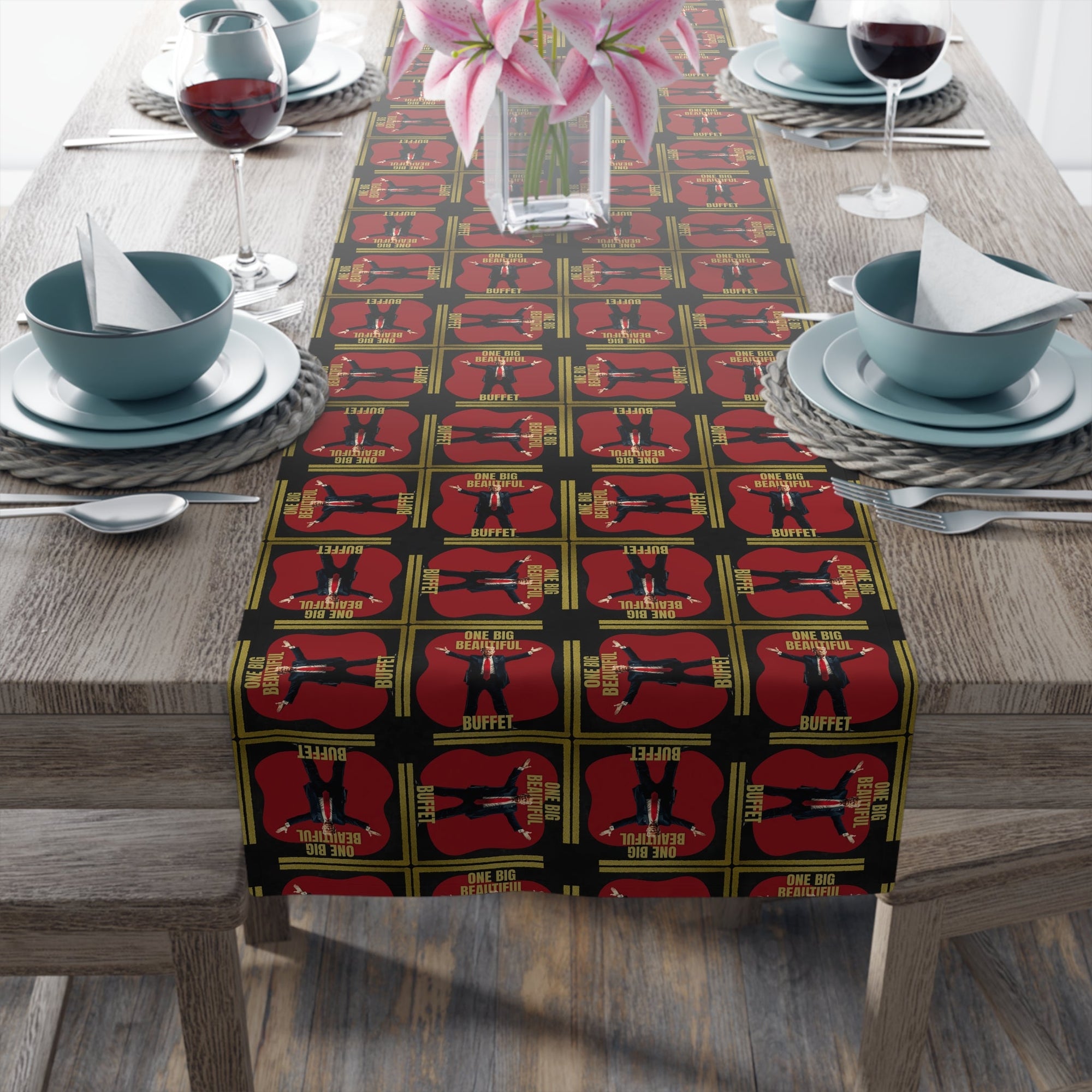 One Big Beautiful Buffet Table Runner - Decor, Dining, Table Decor - EpiAl's Shop
