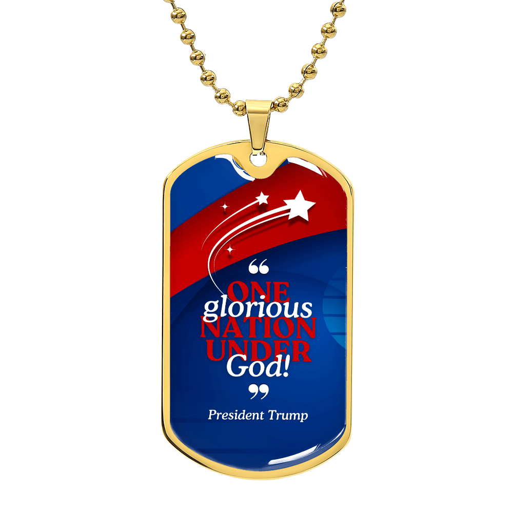 One Glorious Nation Under God Necklace - Jewelry, Necklaces - EpiAl's Shop