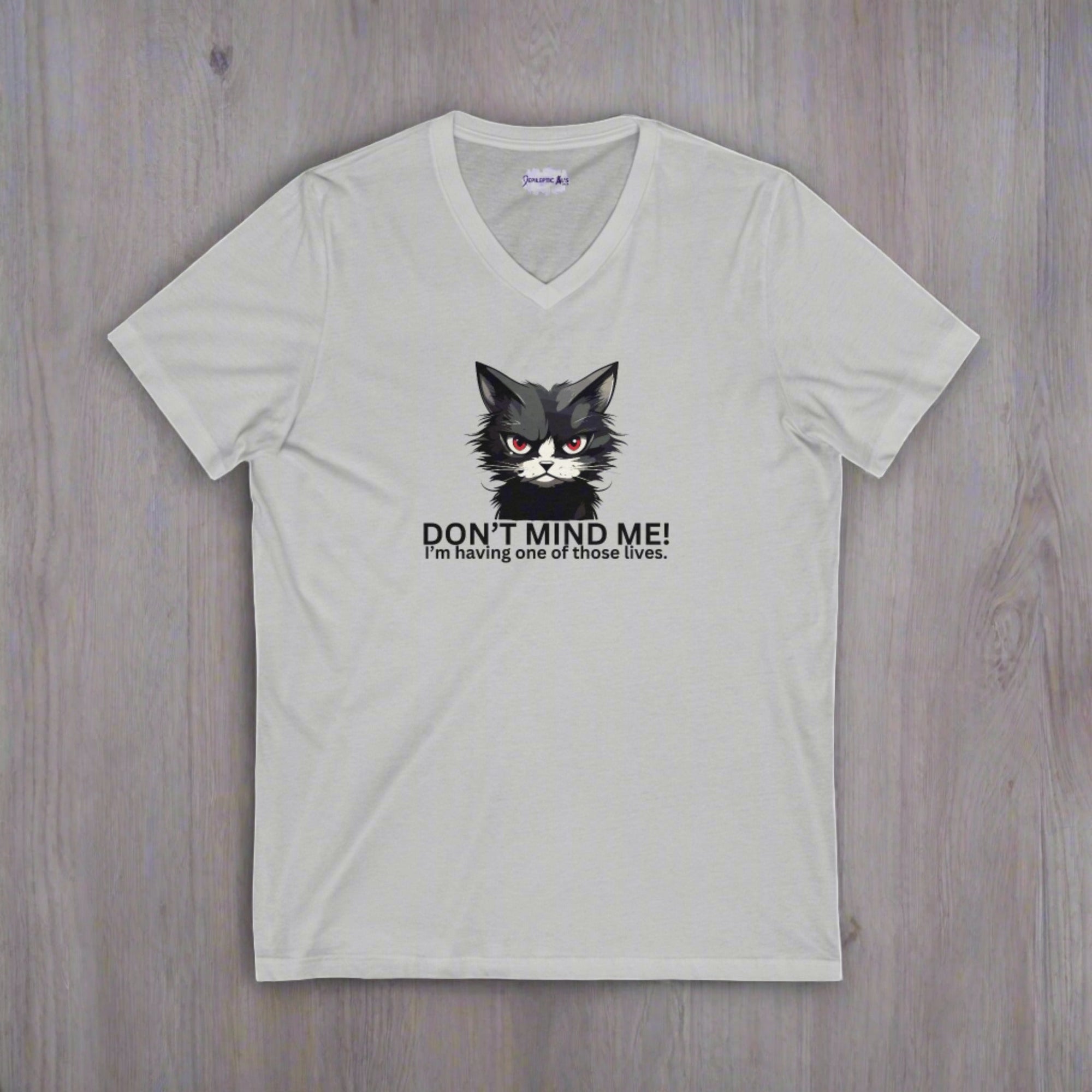 One of Those Lives Unisex Jersey Short Sleeve V - Neck Tee - V - neck - Epileptic Al’s Shop