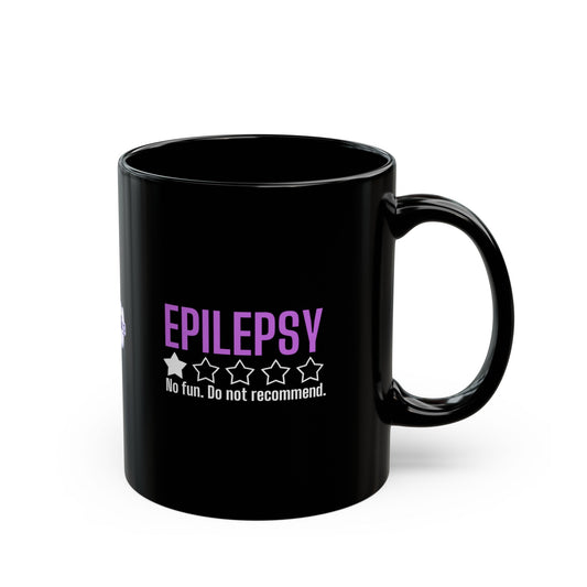 One Star 11oz Black Mug - Mug - Epileptic Al’s Shop