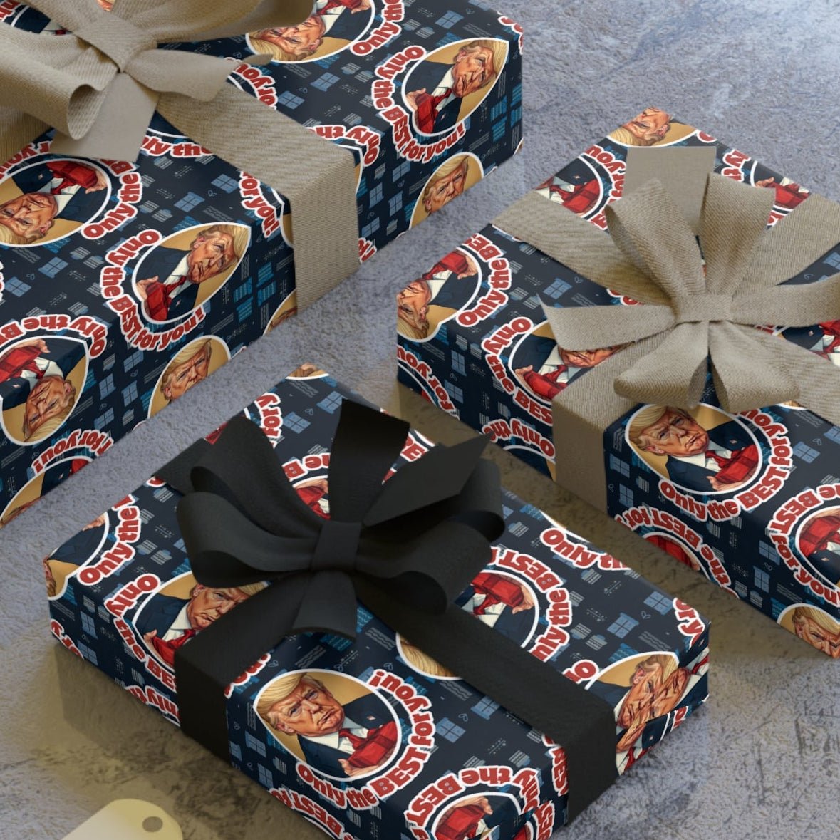 Only the Best Gift Wrap Paper Roll featuring Trump - Paper Products, Gift Wrapping Paper - EpiAl's Shop