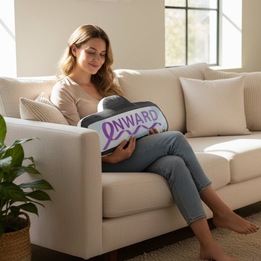 Onward Mirror Pillow — Forward, Even Now - Decor, Pillows, Shaped - EpiAl's Shop