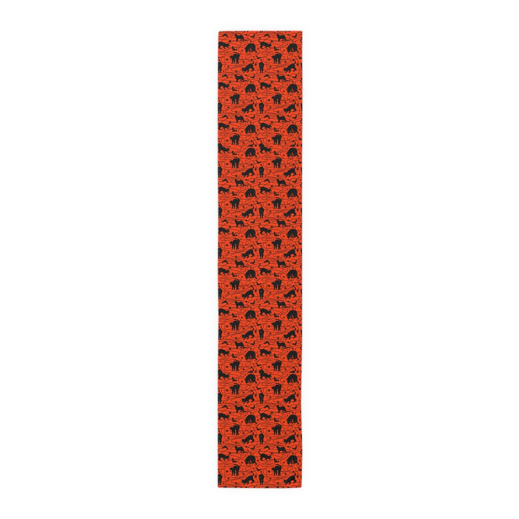 Orange Halloween Table Runner (Cotton, Poly) - Home Decor - Epileptic Al’s Shop