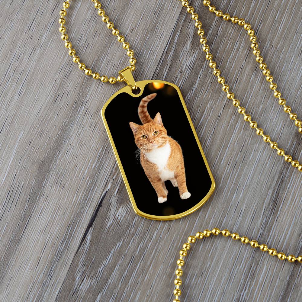 Orange Tabby Necklace - Jewelry - Epileptic Al’s Shop