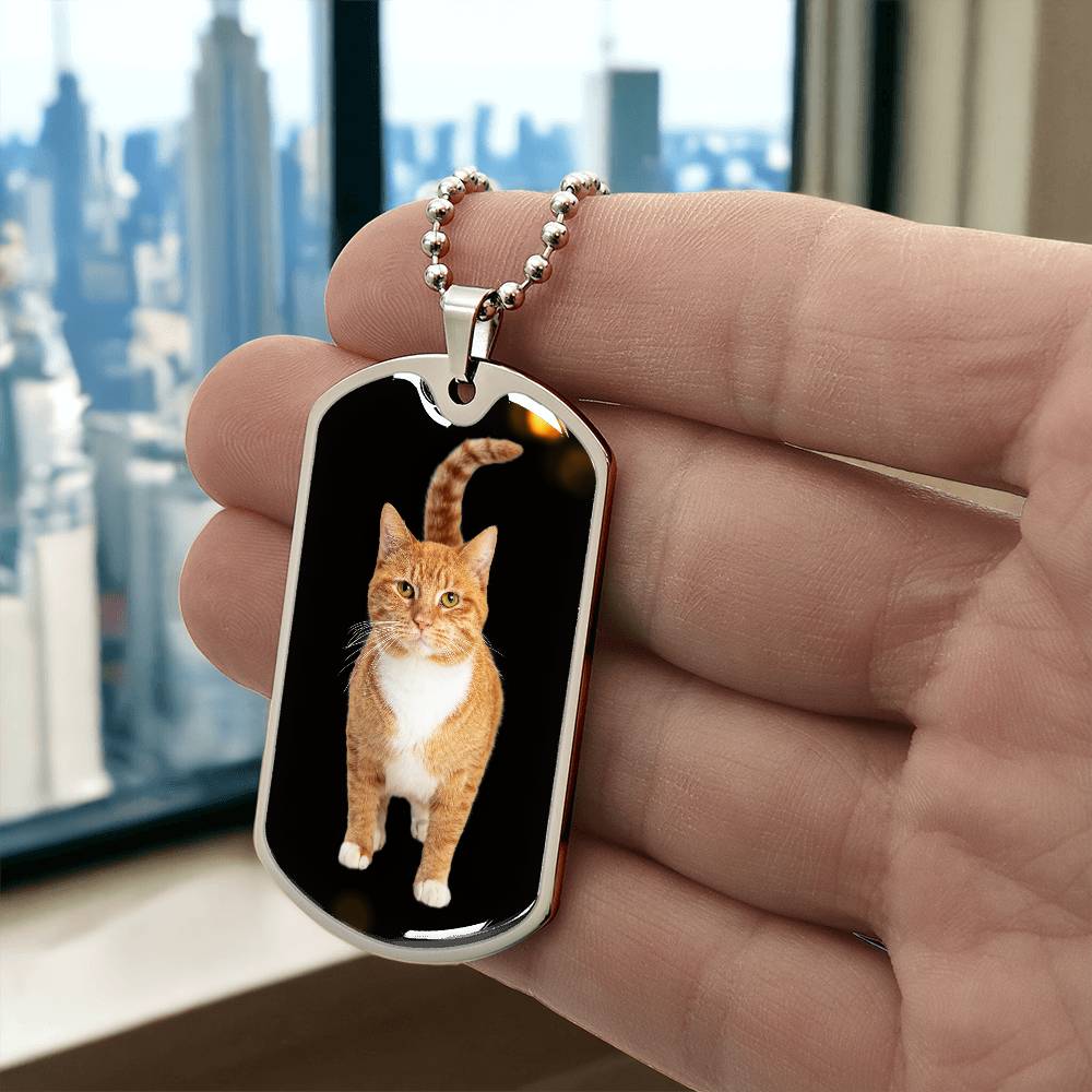 Orange Tabby Necklace - Jewelry - Epileptic Al’s Shop