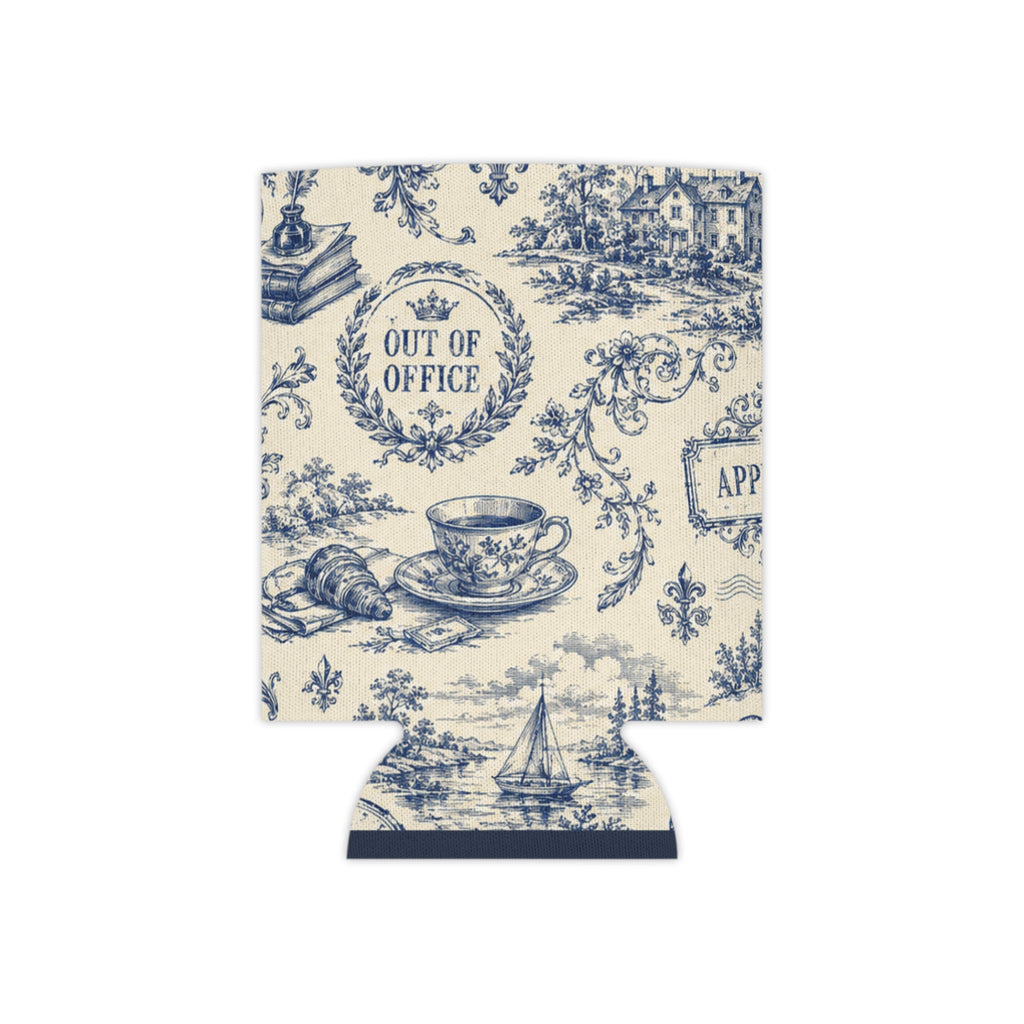 Out of Office Toile Can Cooler - Koozies, Can & Bottle - EpiAl's Shop