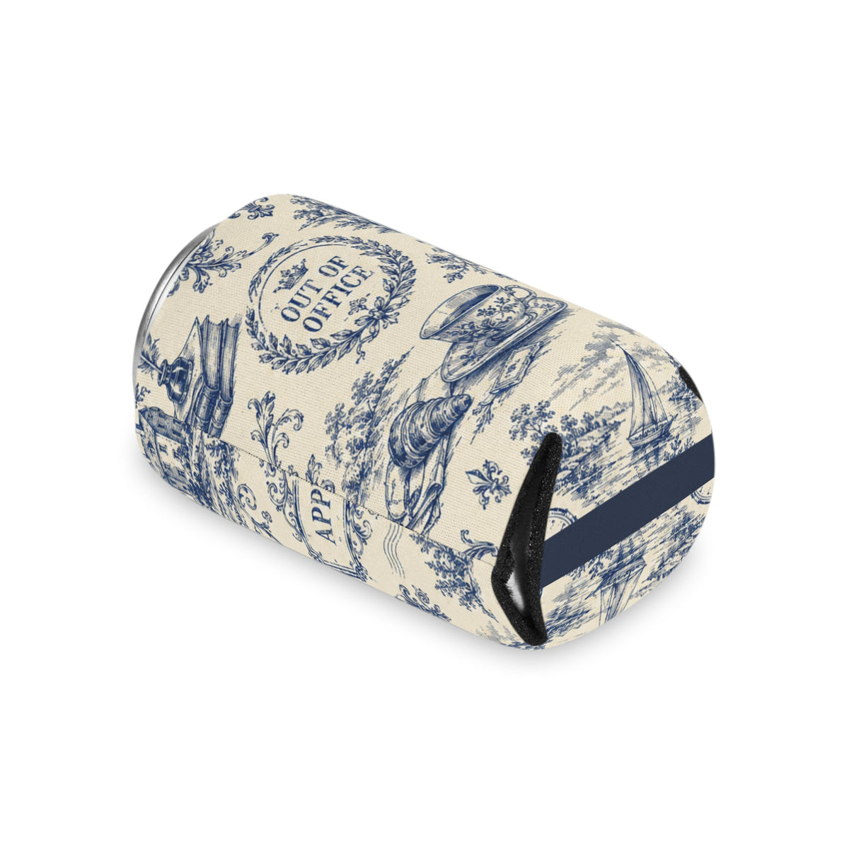 Out of Office Toile Can Cooler - Koozies, Can & Bottle - EpiAl's Shop