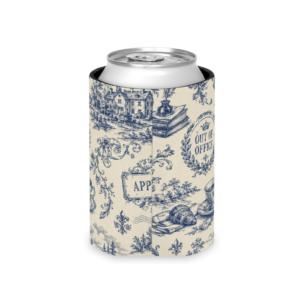 Out of Office Toile Can Cooler - Koozies, Can & Bottle - EpiAl's Shop