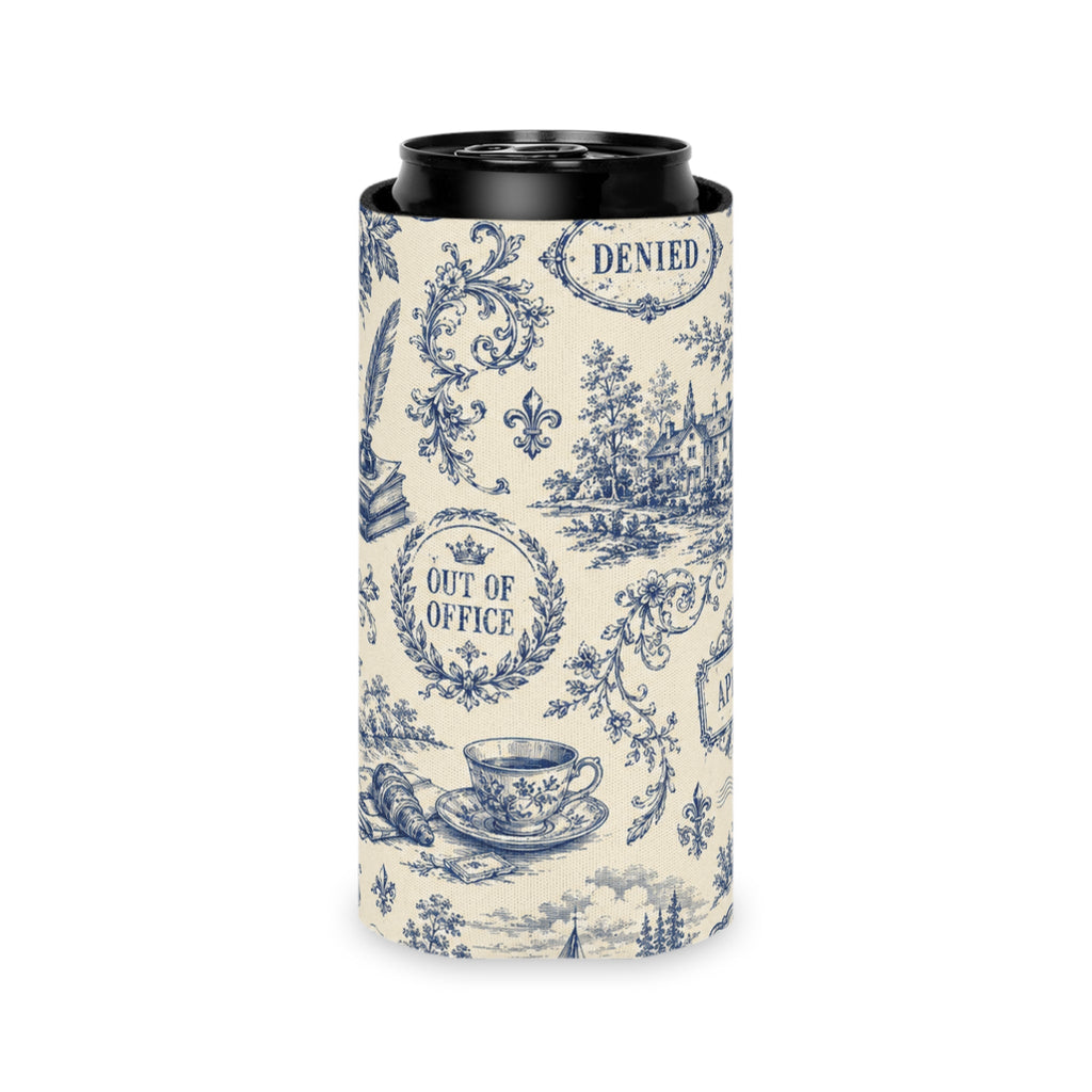 Out of Office Toile Can Cooler - Koozies, Can & Bottle - EpiAl's Shop