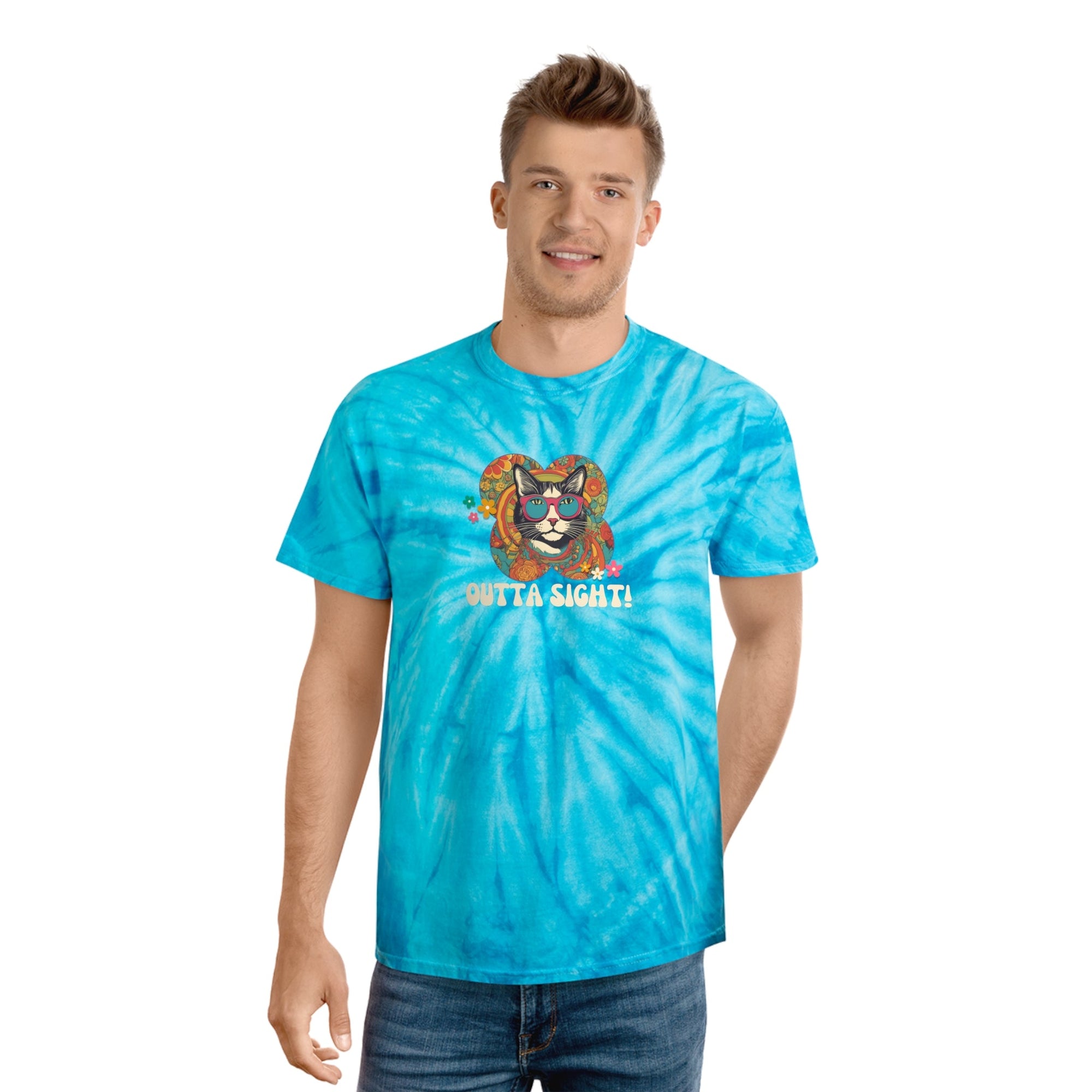 Outta Sight Tie - Dye Tee, Cyclone - T - Shirt - Epileptic Al’s Shop
