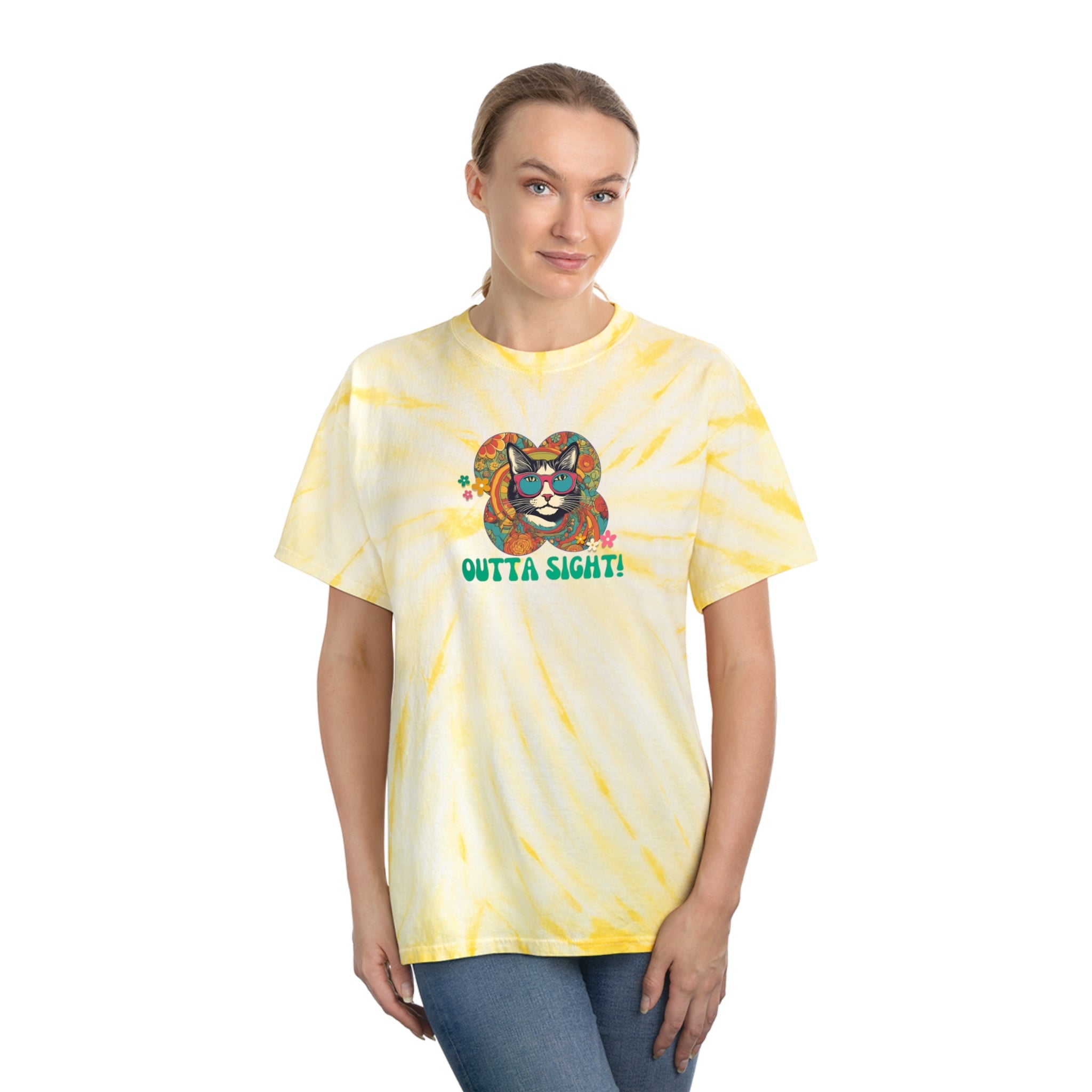 Outta Sight Tie - Dye Tee, Cyclone - T - Shirt - Epileptic Al’s Shop