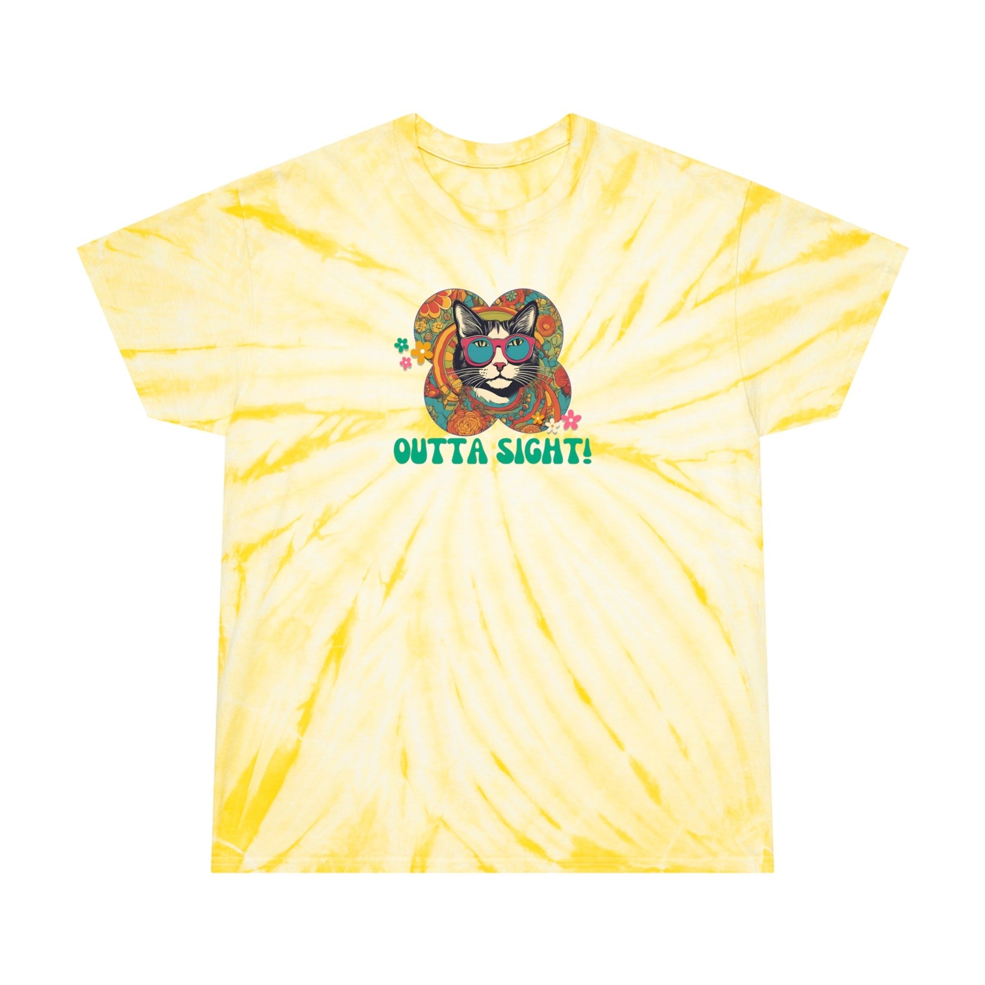Outta Sight Tie - Dye Tee, Cyclone - T - Shirt - Epileptic Al’s Shop