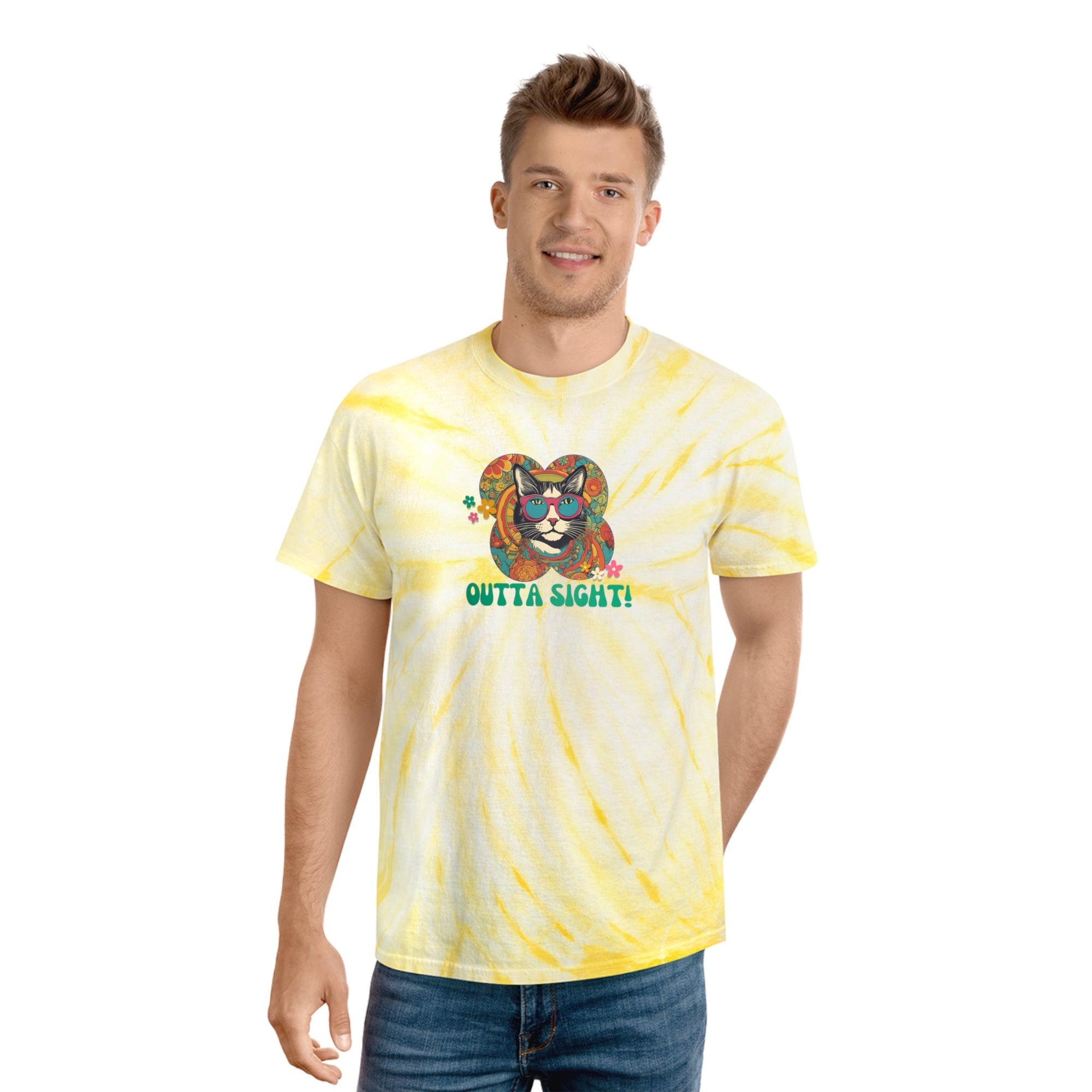 Outta Sight Tie - Dye Tee, Cyclone - T - Shirt - Epileptic Al’s Shop