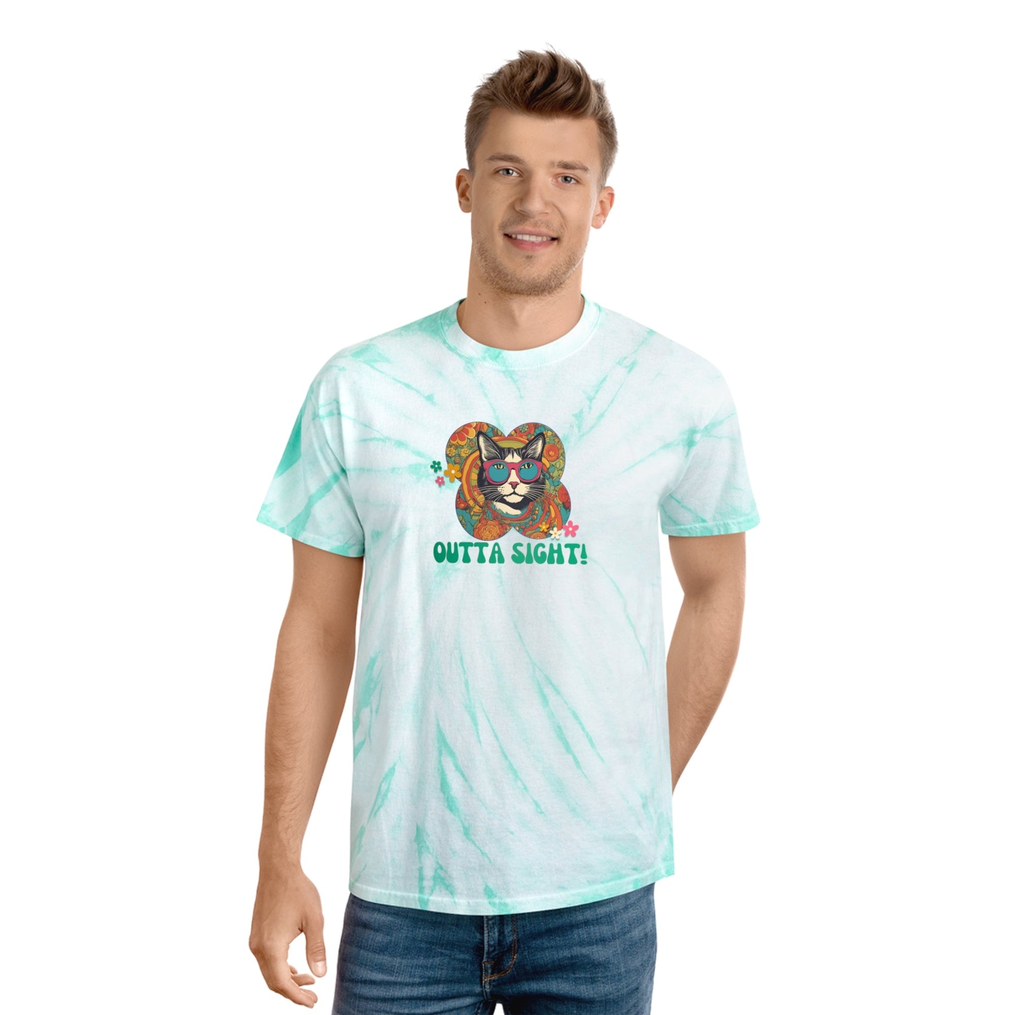 Outta Sight Tie - Dye Tee, Cyclone - T - Shirt - Epileptic Al’s Shop