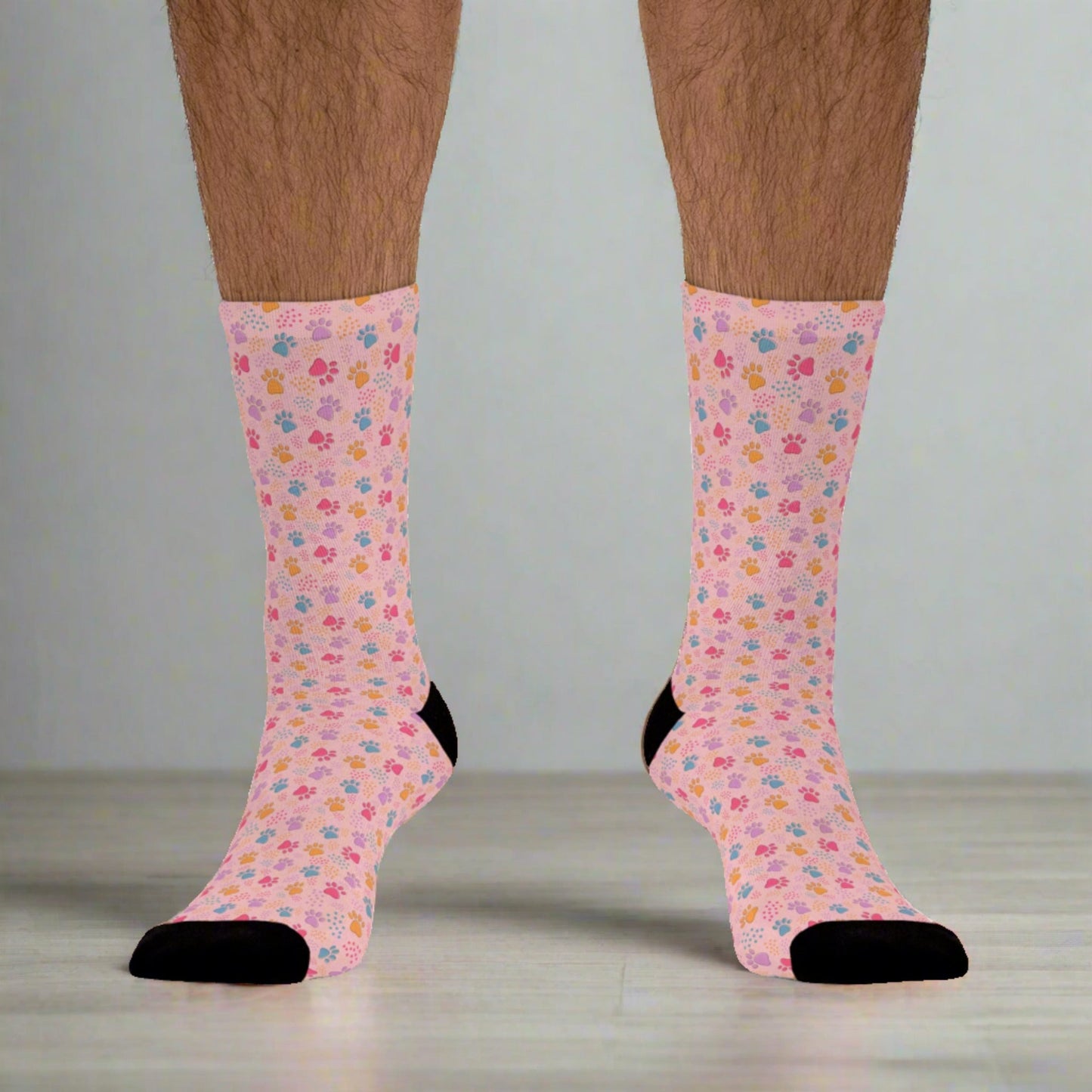 Painted Paws Socks - All Over Prints - Epileptic Al’s Shop