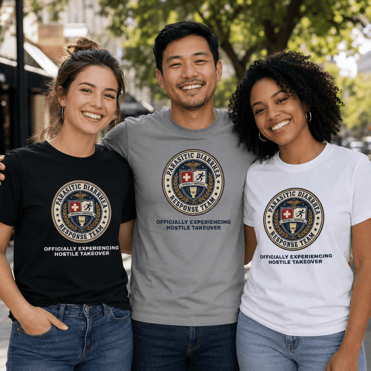 Parasitic Diarrhea Response Team T-Shirt - Clothing, Unisex, T-Shirts - EpiAl's Shop