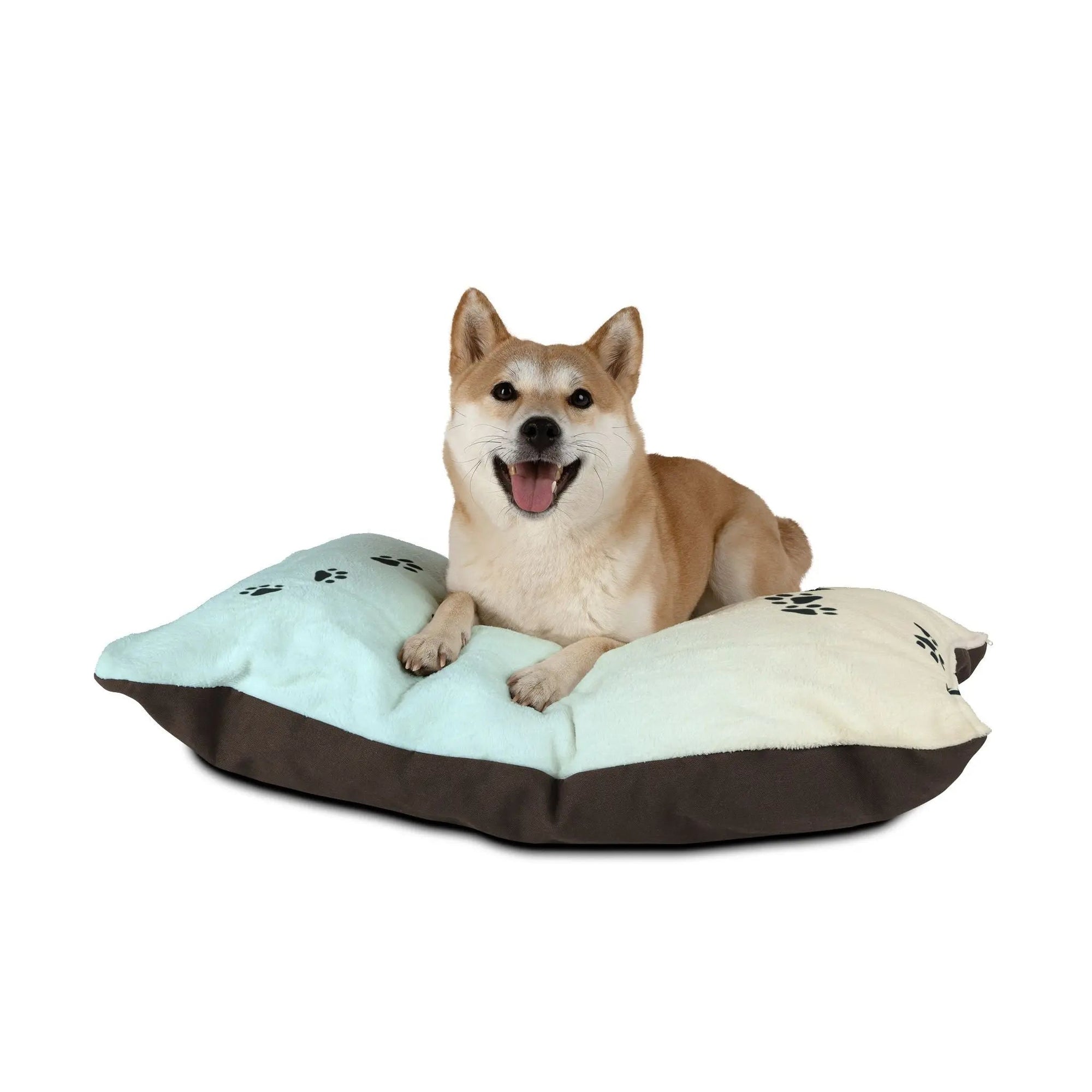 Pastel Paw Print Pet Bed | Cozy Dog & Cat Bed - Pet Supplies - EpiAl's Shop