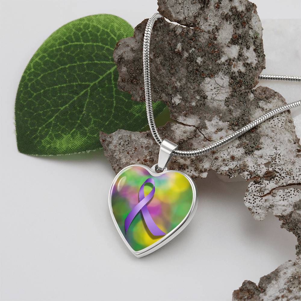 Pastel Purple Ribbon Necklace - Jewelry - Epileptic Al’s Shop