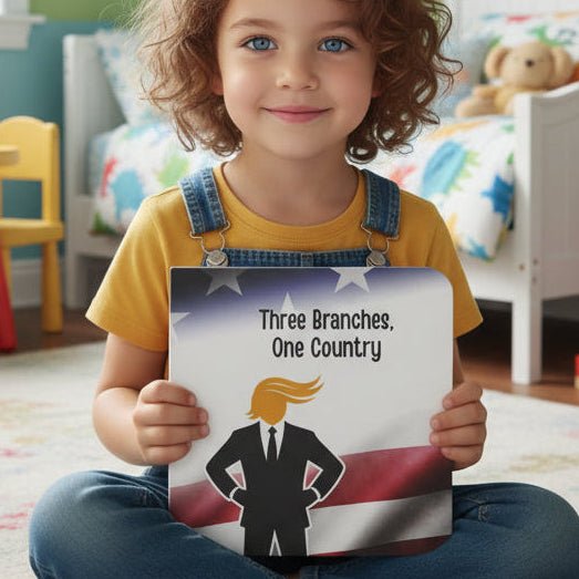 Patriotic Board Book — "Three Branches, One Country" (Children's Political Board Book) - Books, Board - EpiAl's Shop