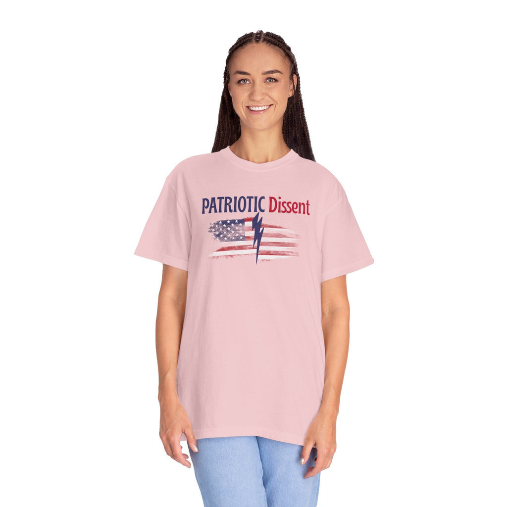 Patriotic Dissent Unisex T-Shirt – American Flag Statement Tee - Clothing, Unisex, T-Shirts - EpiAl's Shop