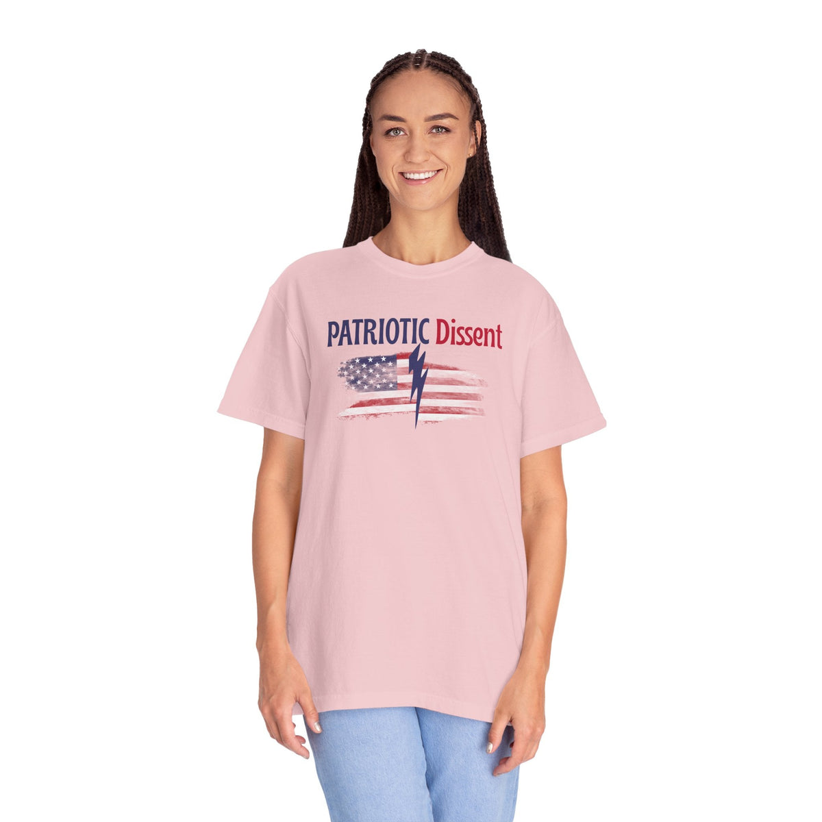 Patriotic Dissent Unisex T-Shirt – American Flag Statement Tee - Clothing, Unisex, T-Shirts - EpiAl's Shop
