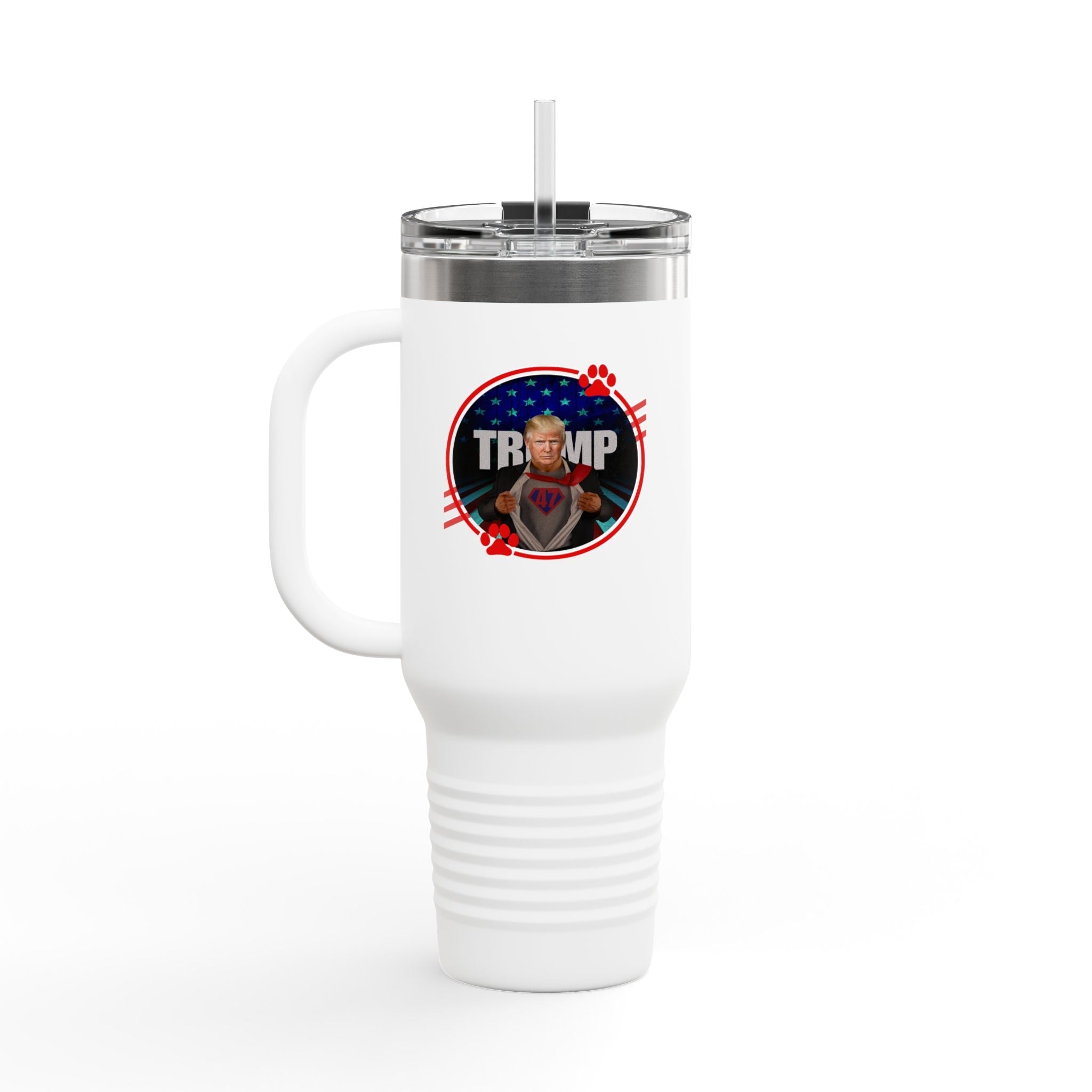 Patriotic Insulated Travel Mug - 40oz with Funny Trump Design - Drinkware, Travel Mugs - EpiAl's Shop